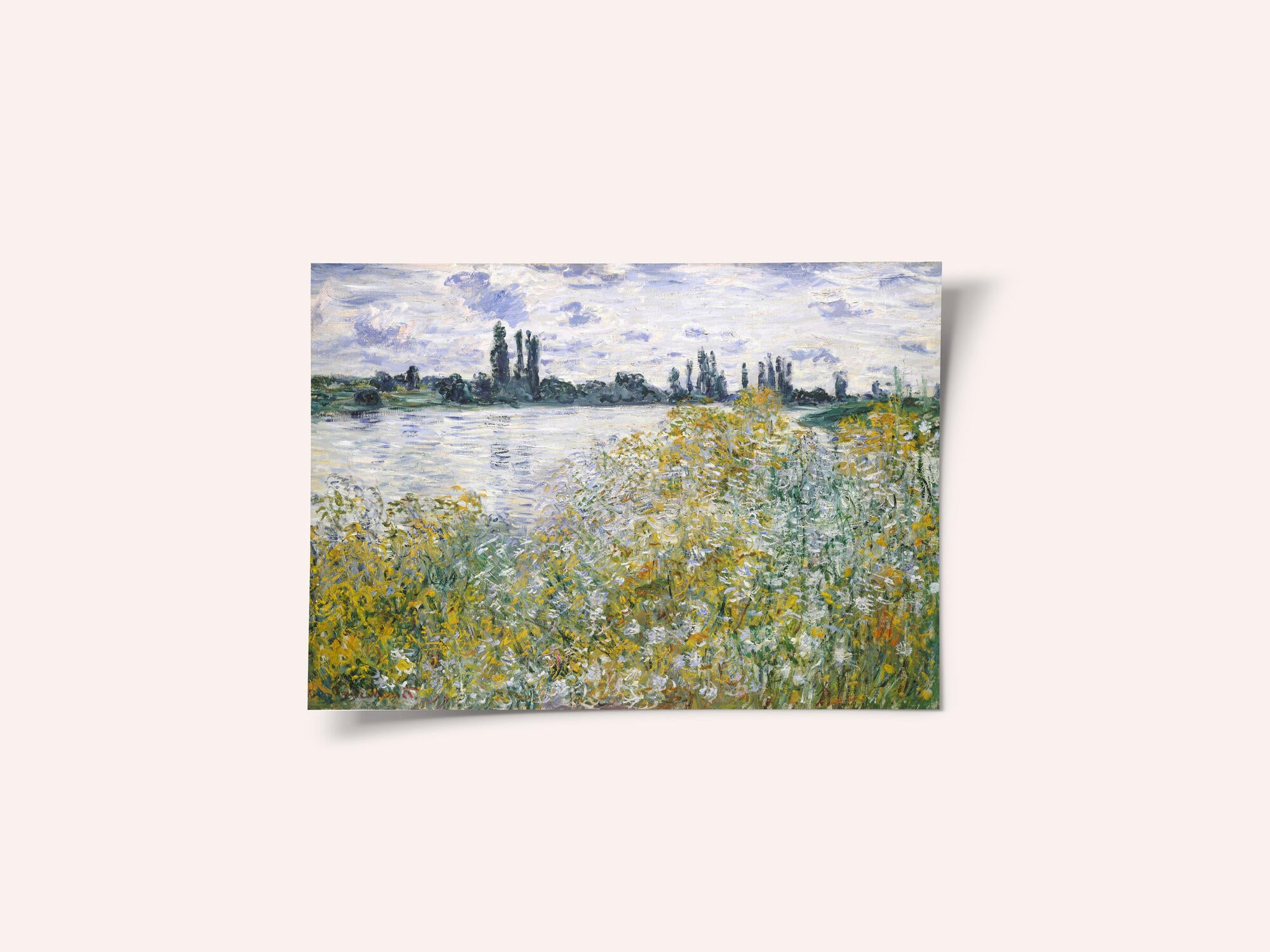 Île Aux Fleurs Near Vétheuil (1880) By Claude Monet