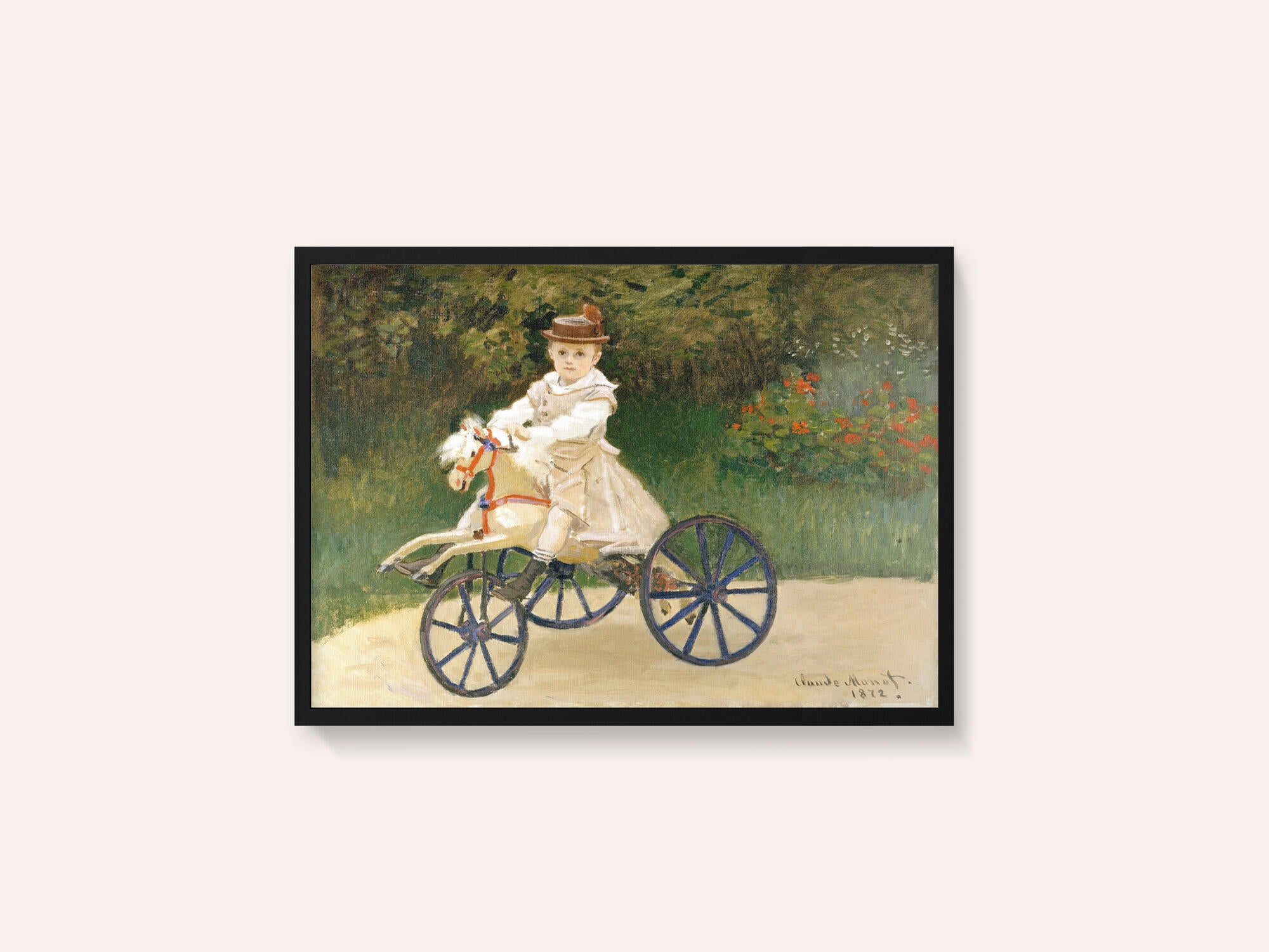 Jean Monet On His Hobby Horse (1872) By Claude Monet