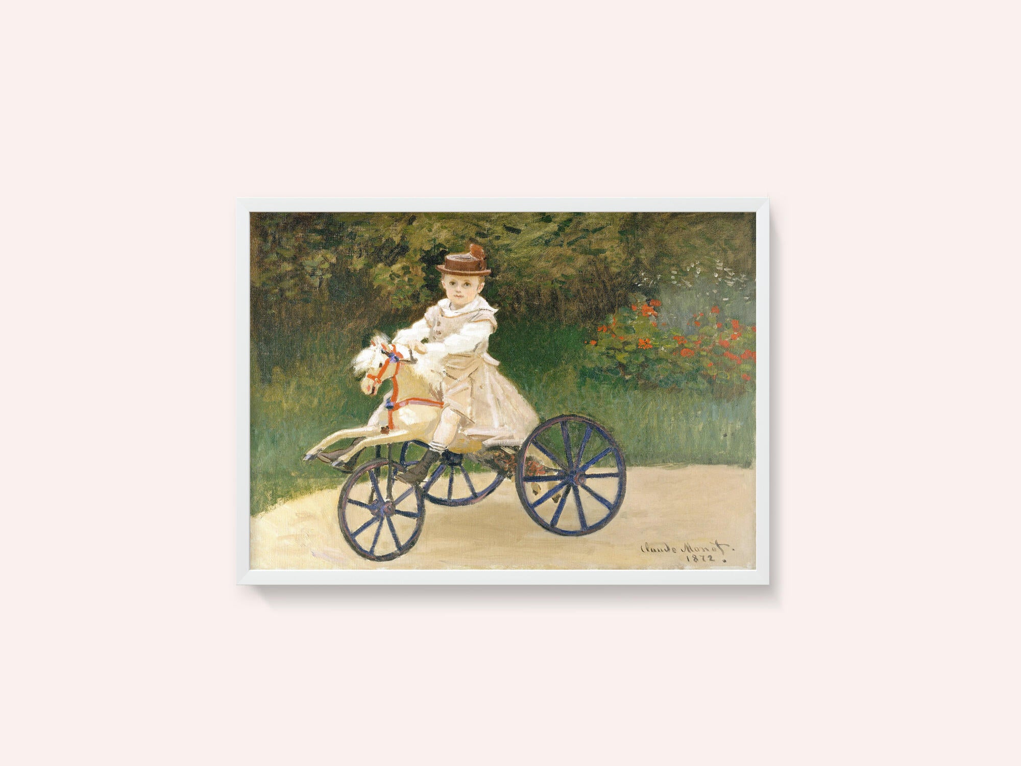 Jean Monet On His Hobby Horse (1872) By Claude Monet