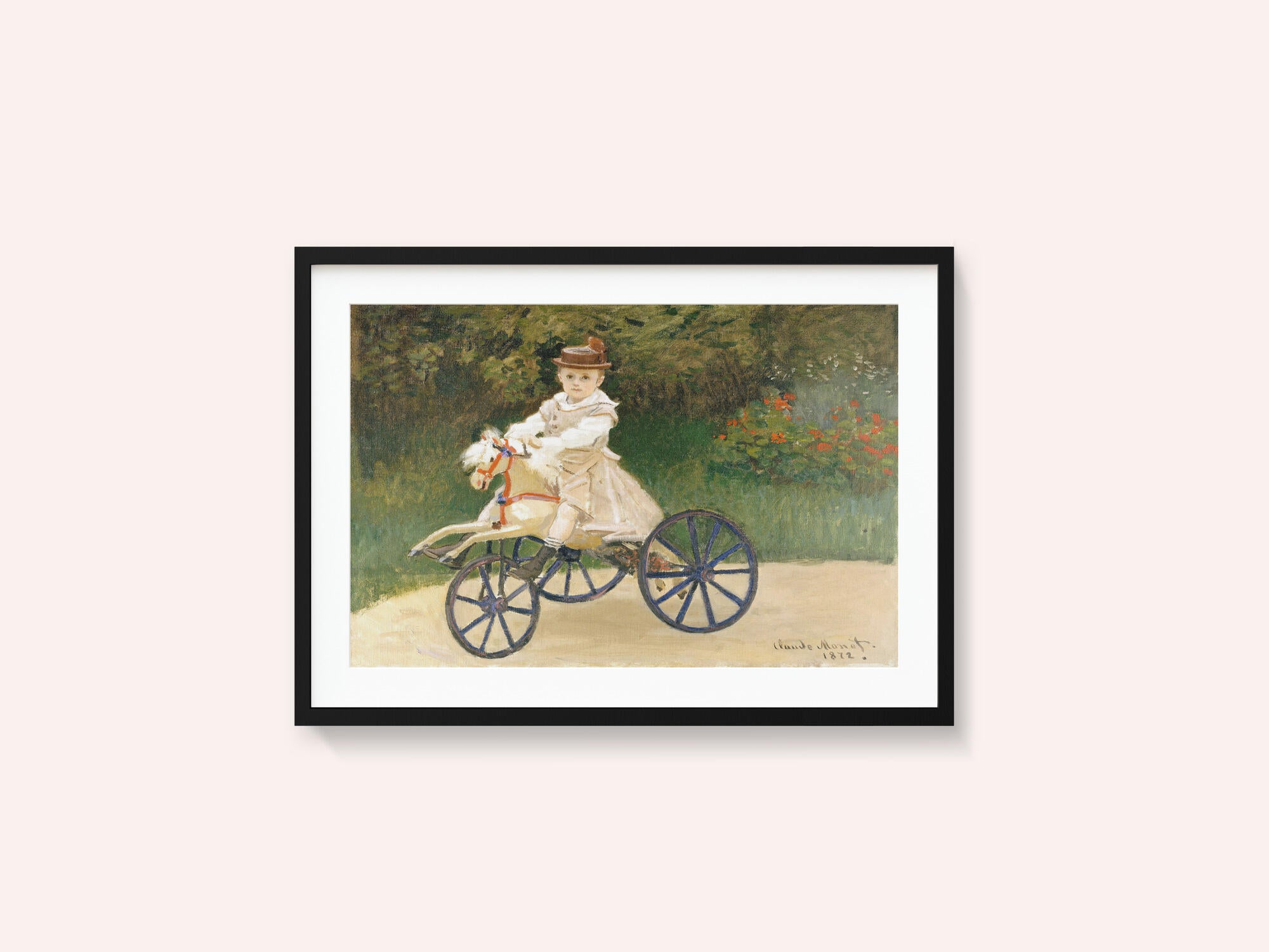 Jean Monet On His Hobby Horse (1872) By Claude Monet