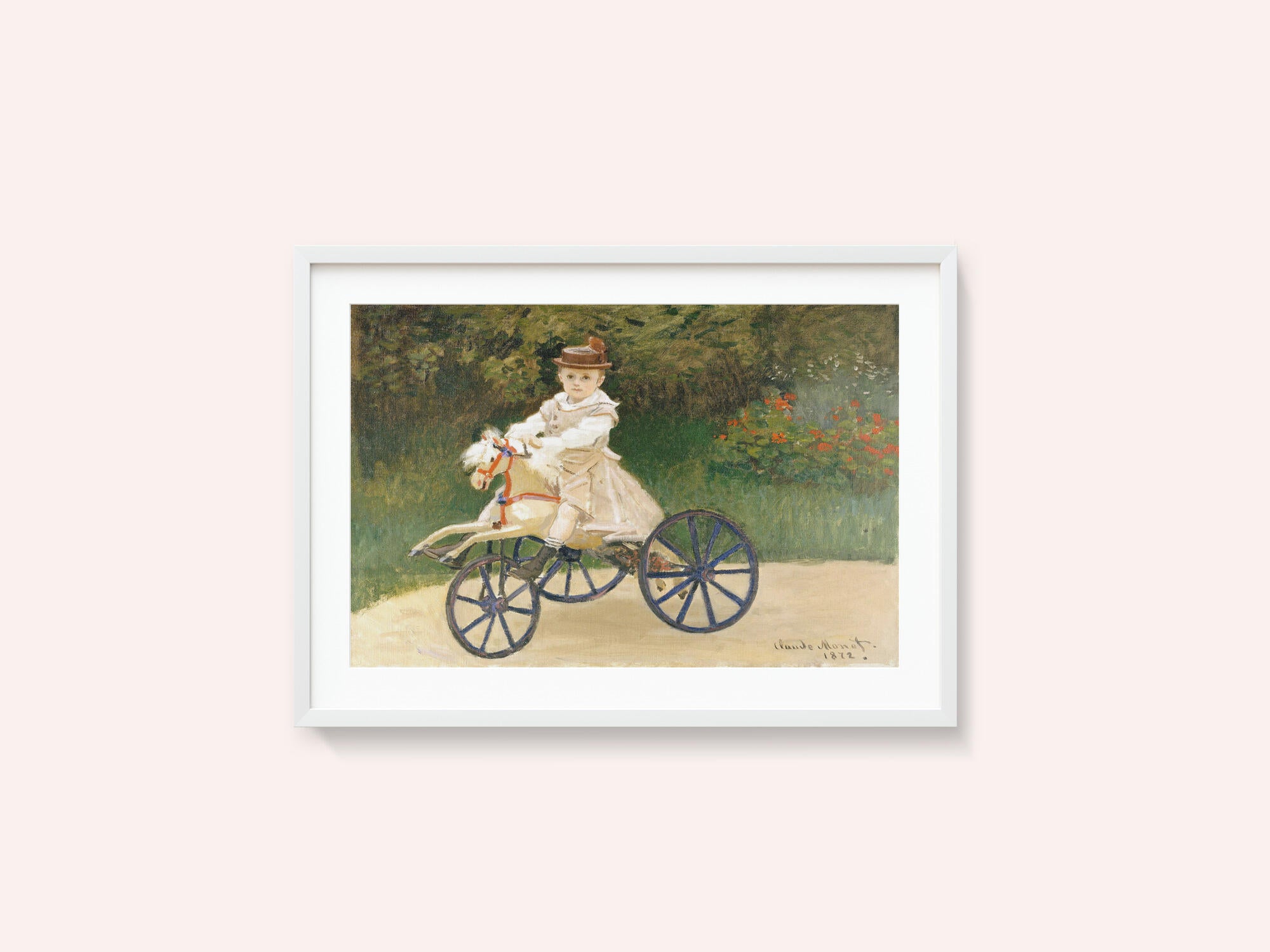 Jean Monet On His Hobby Horse (1872) By Claude Monet