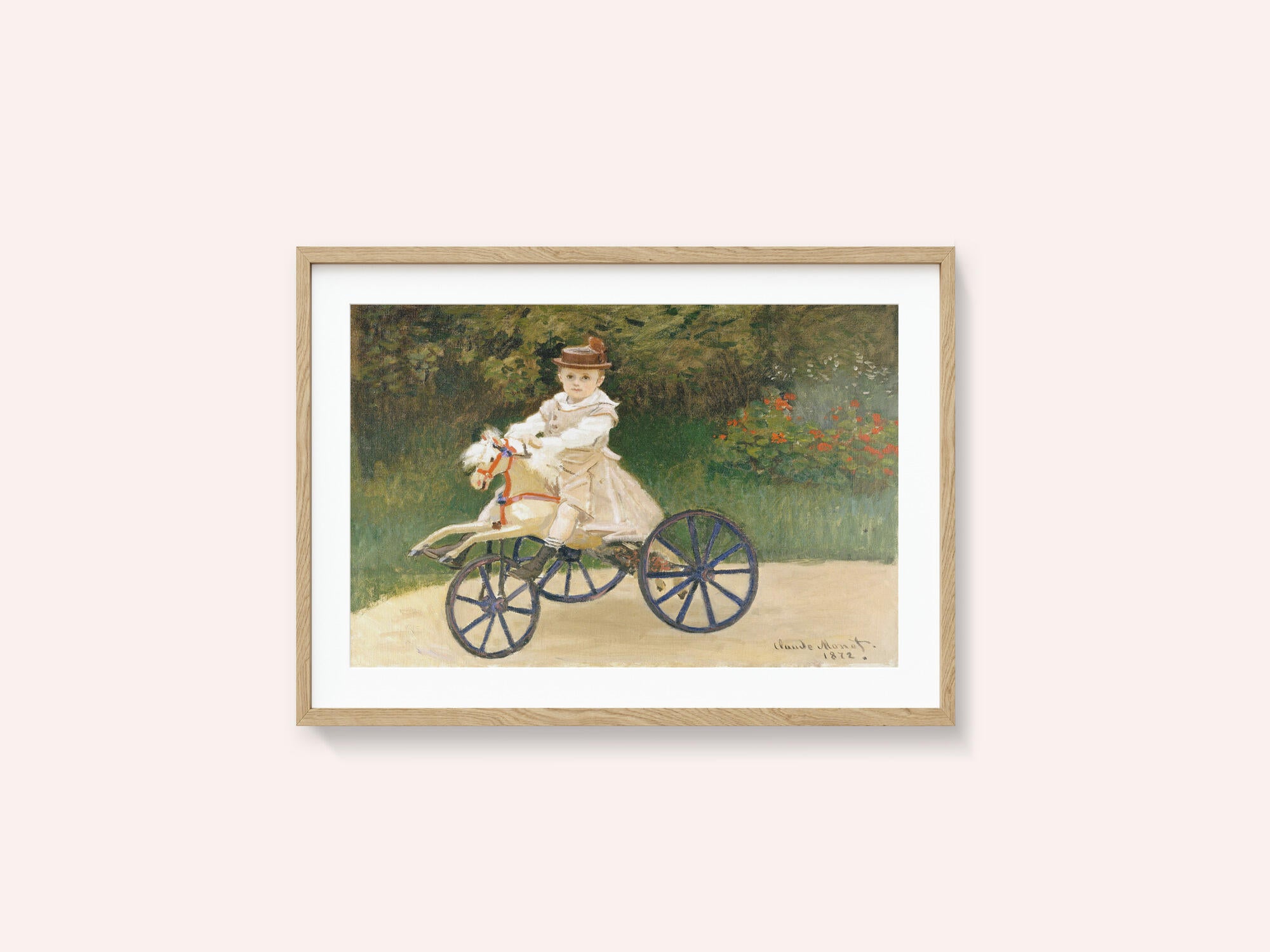 Jean Monet On His Hobby Horse (1872) By Claude Monet