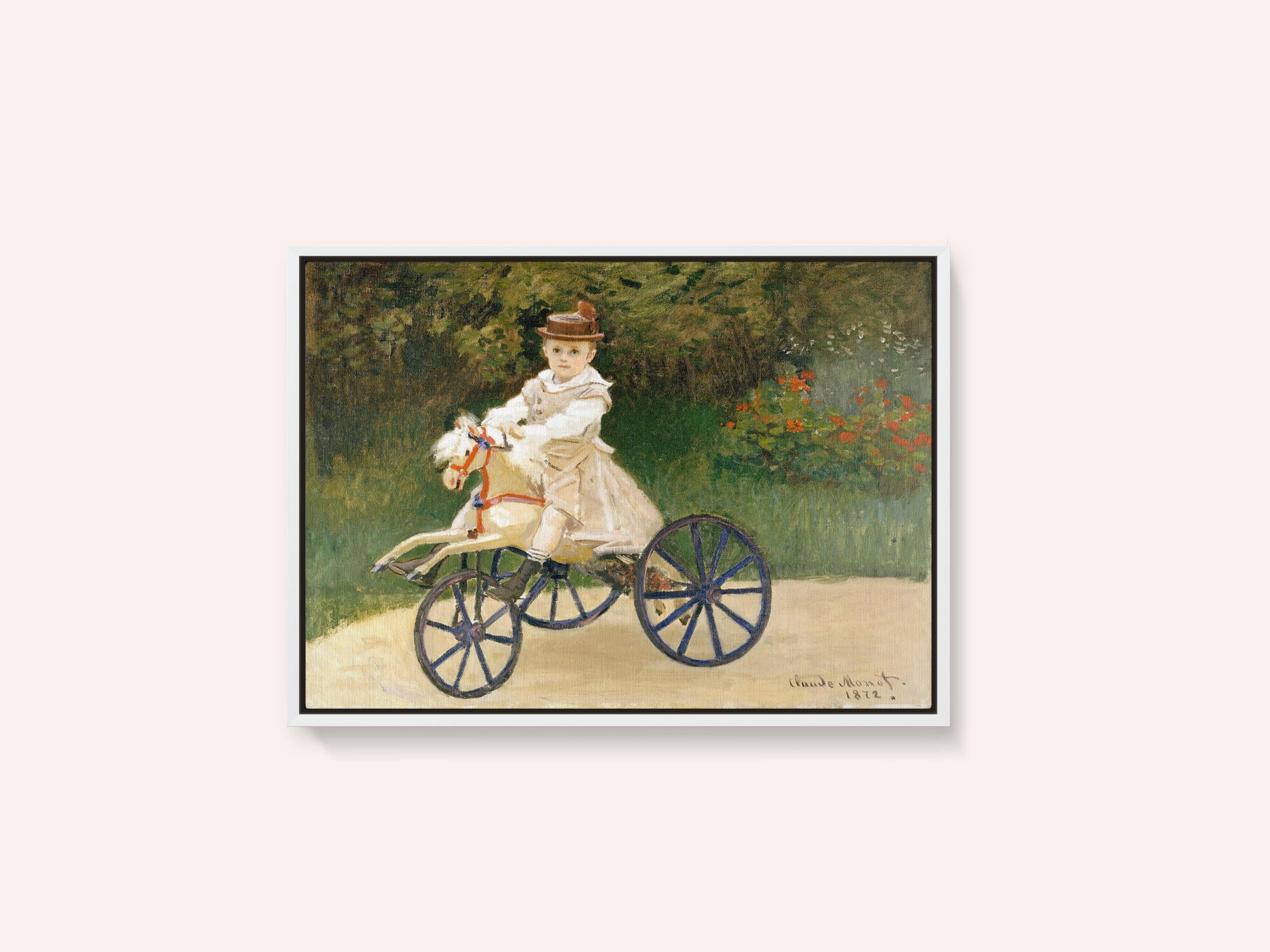 Jean Monet On His Hobby Horse (1872) By Claude Monet