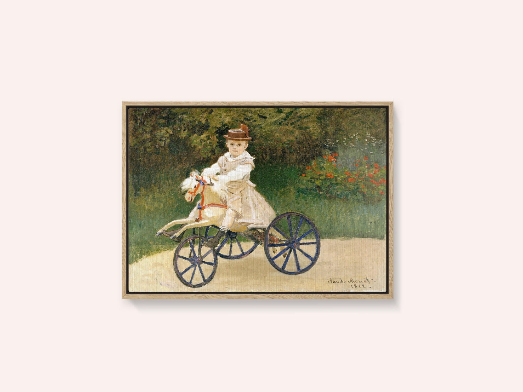 Jean Monet On His Hobby Horse (1872) By Claude Monet