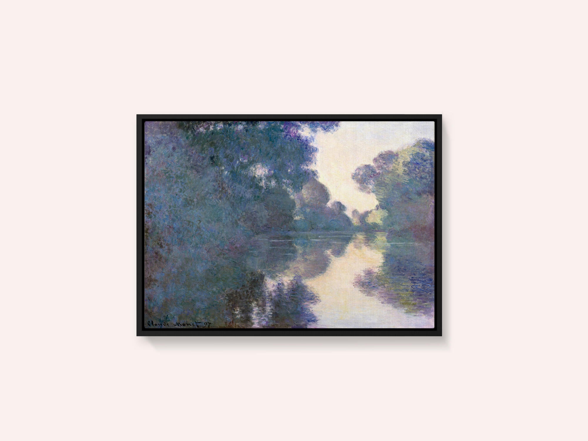 Morning On the Seine Near Giverny (1897) By Claude Monet