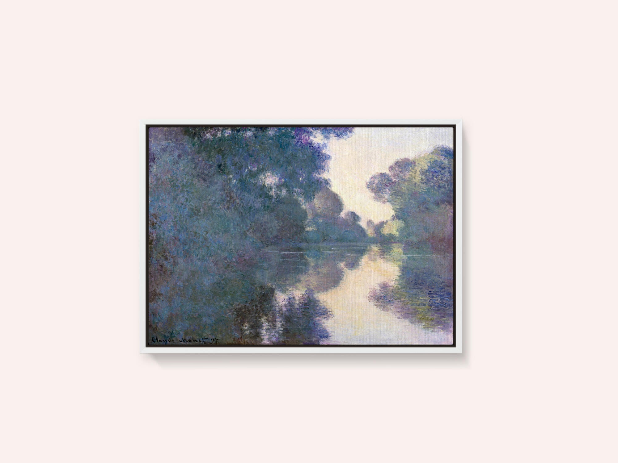 Morning On the Seine Near Giverny (1897) By Claude Monet