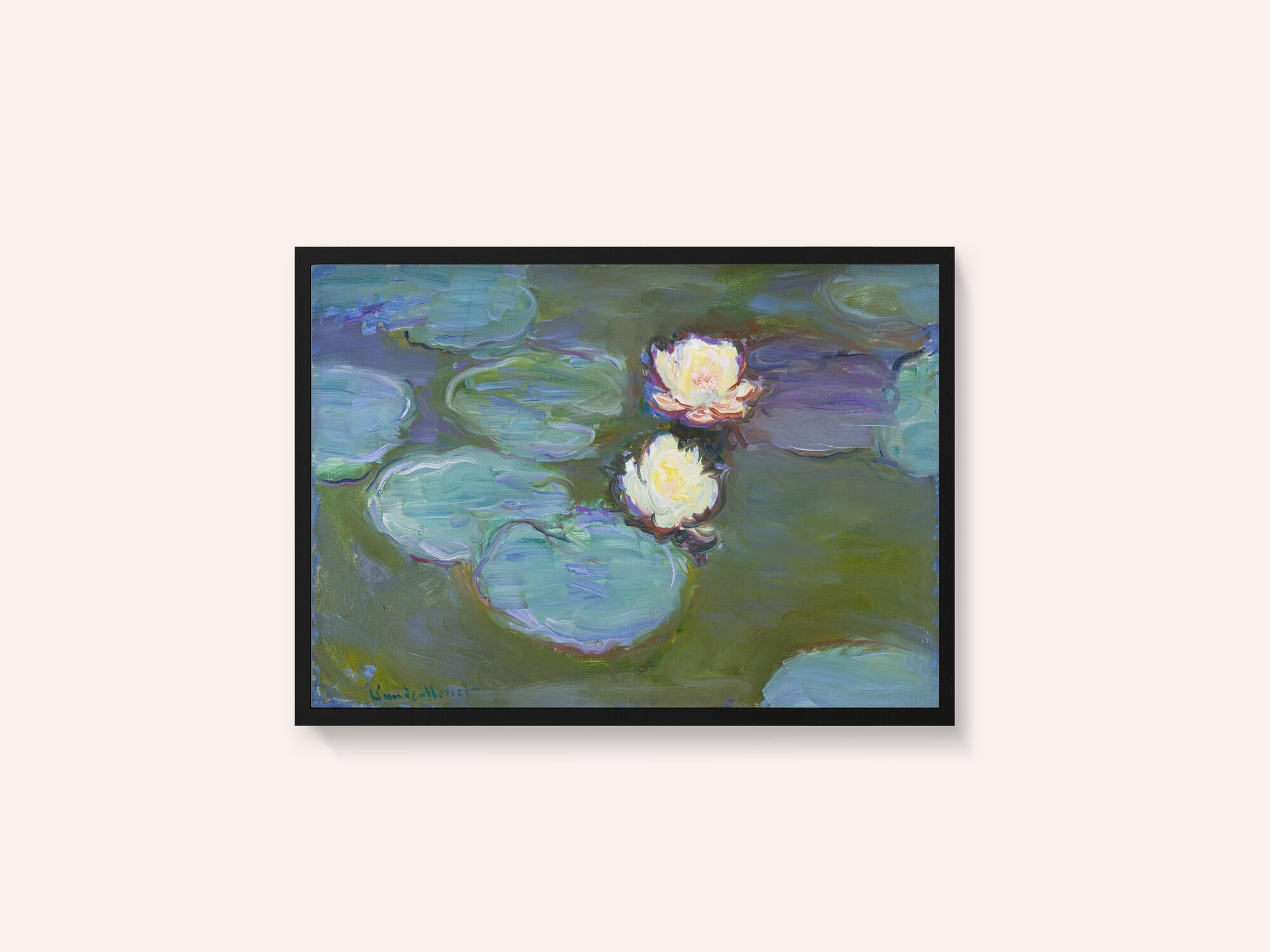Nympheas (1897–1898) By Claude Monet.
