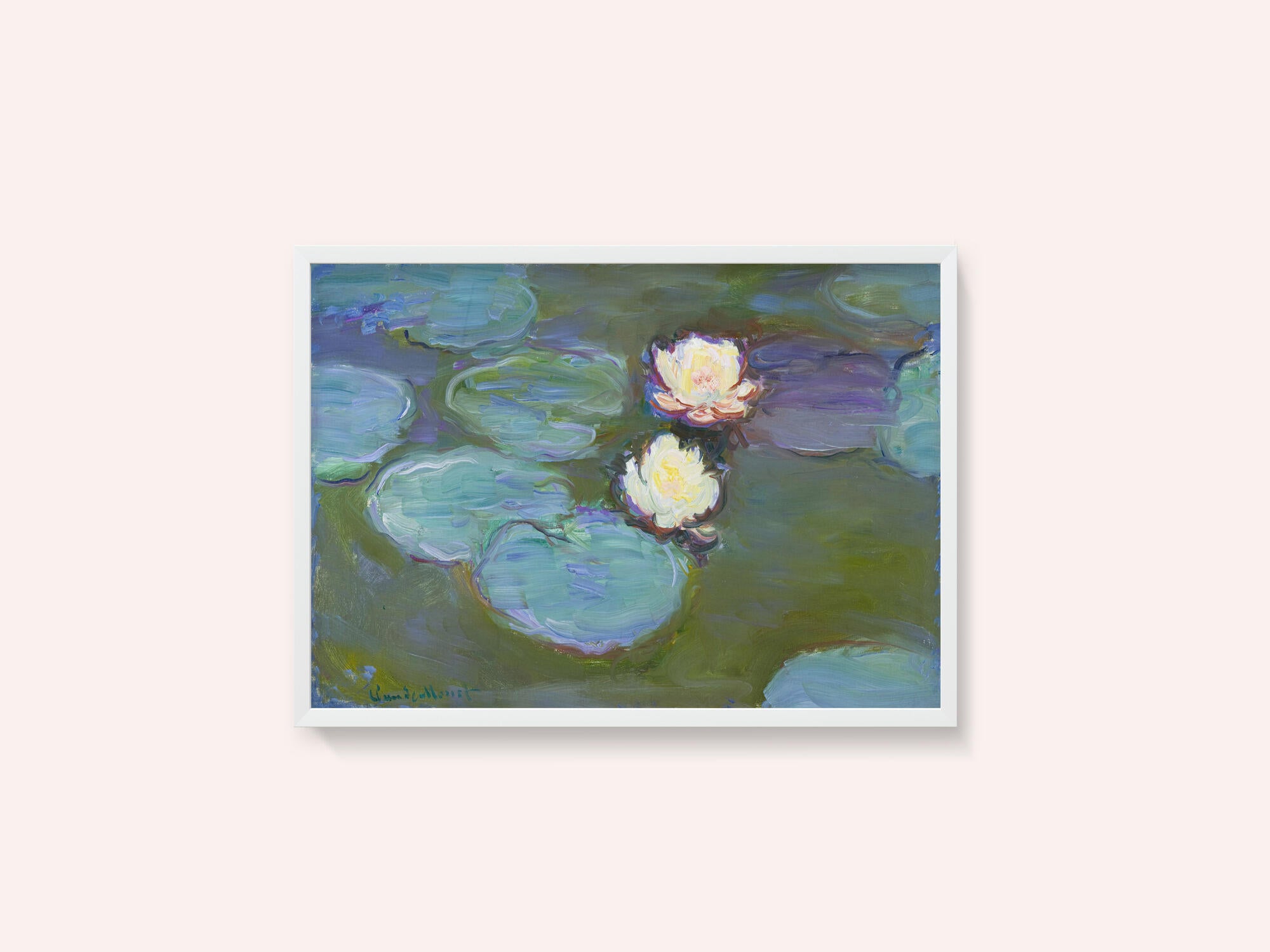 Nympheas (1897–1898) By Claude Monet.