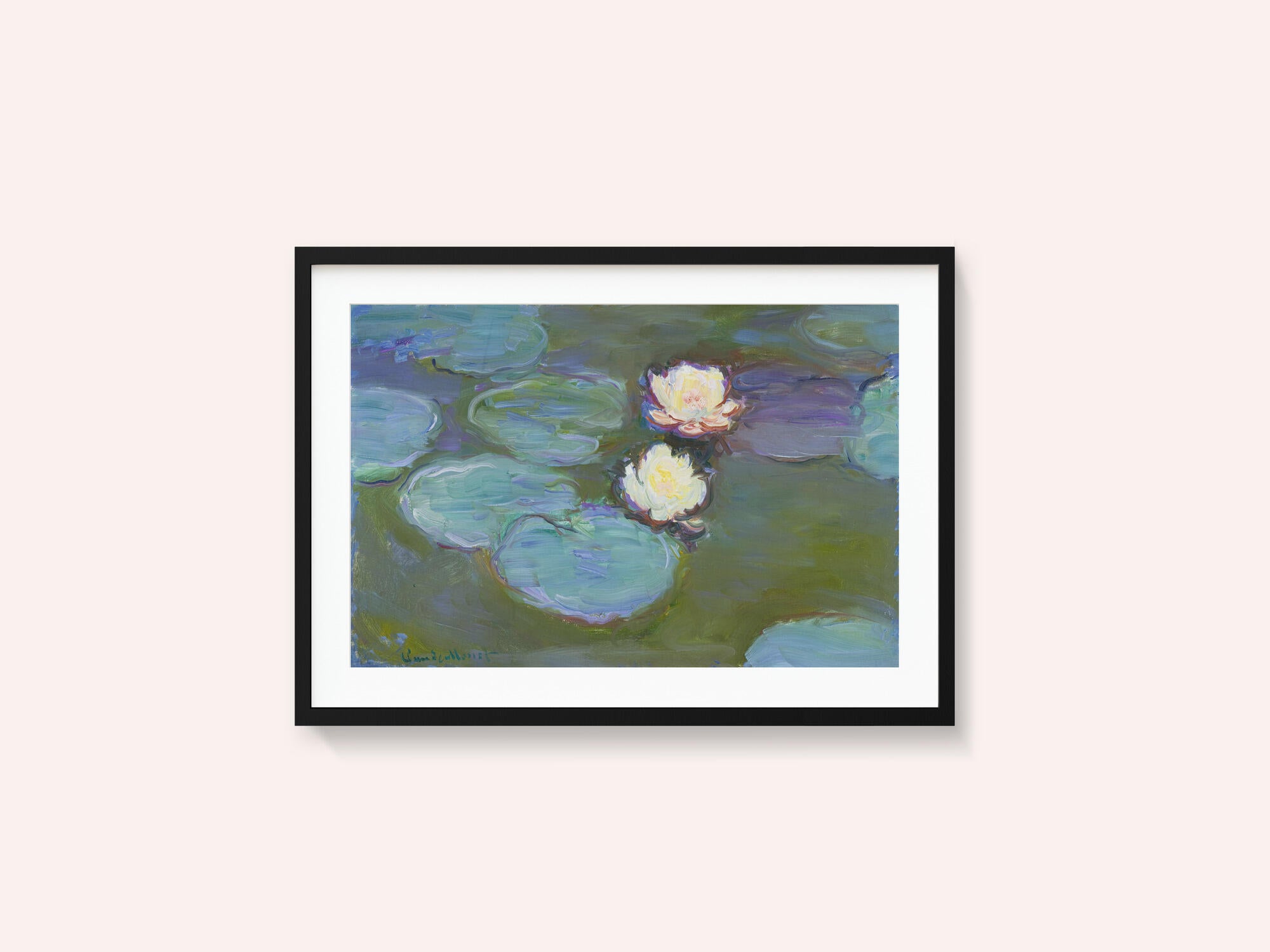 Nympheas (1897–1898) By Claude Monet.