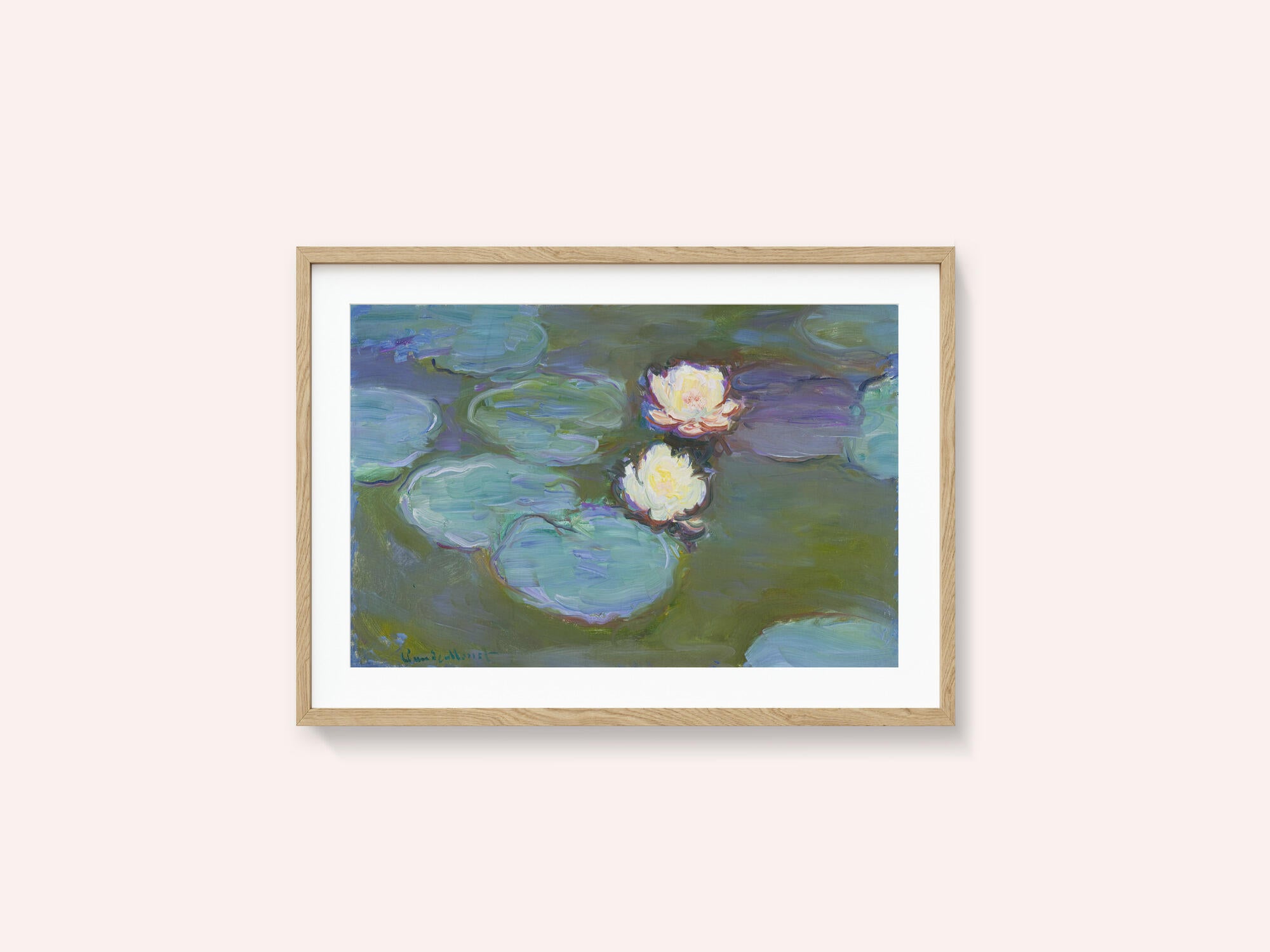 Nympheas (1897–1898) By Claude Monet.