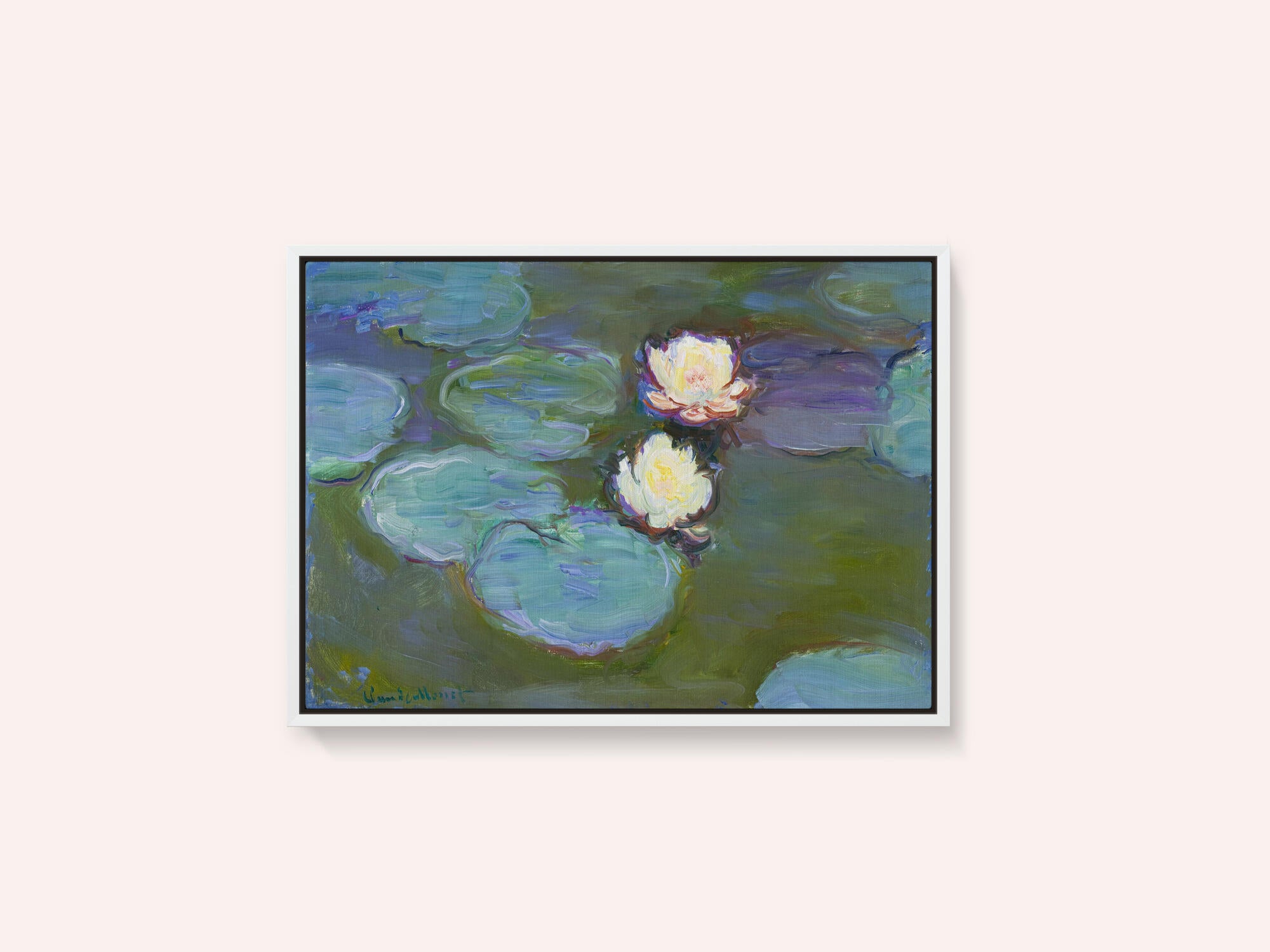 Nympheas (1897–1898) By Claude Monet.