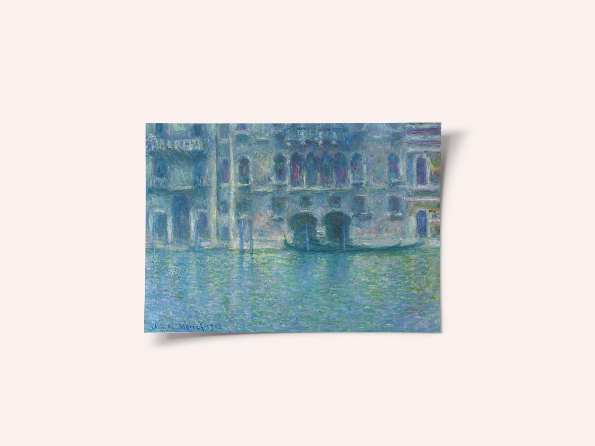 Palazzo Da Mula, Venice (1908) By Claude Monet