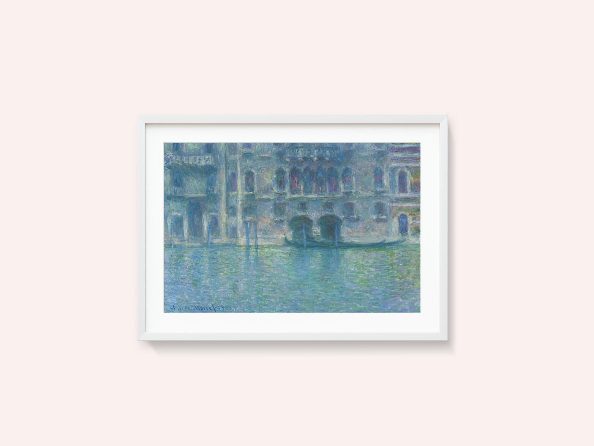 Palazzo Da Mula, Venice (1908) By Claude Monet