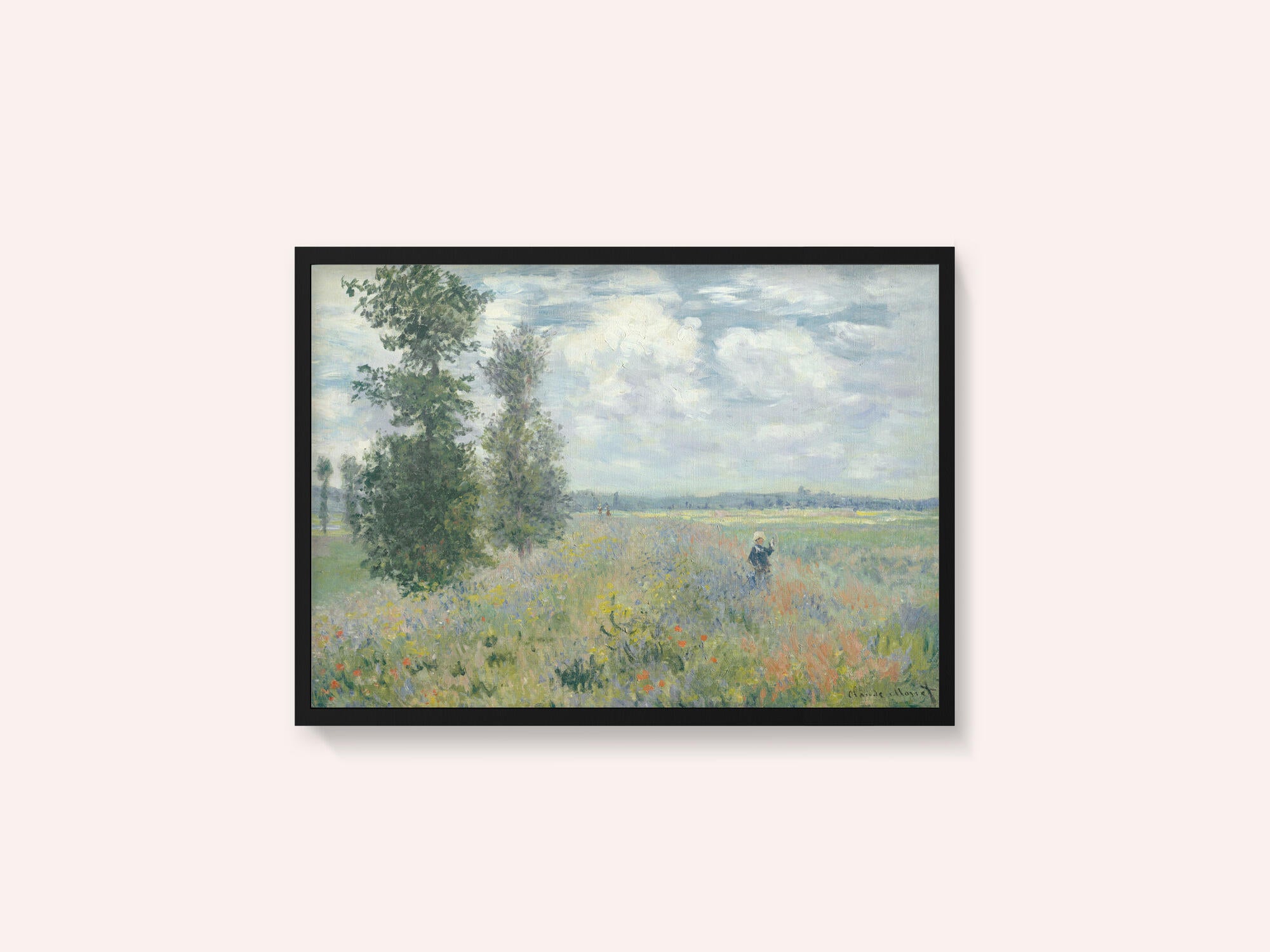 Poppy Fields Near Argenteuil (1875) By Claude Monet