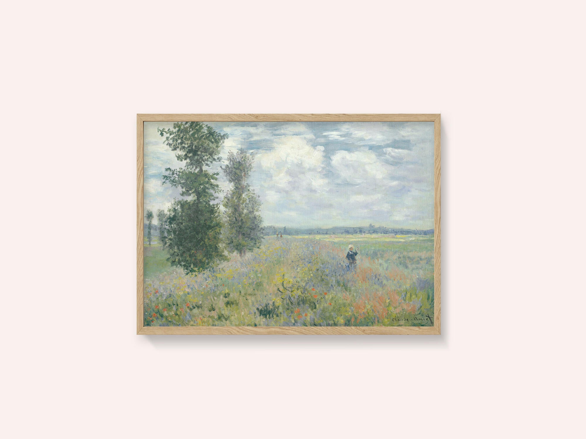 Poppy Fields Near Argenteuil (1875) By Claude Monet