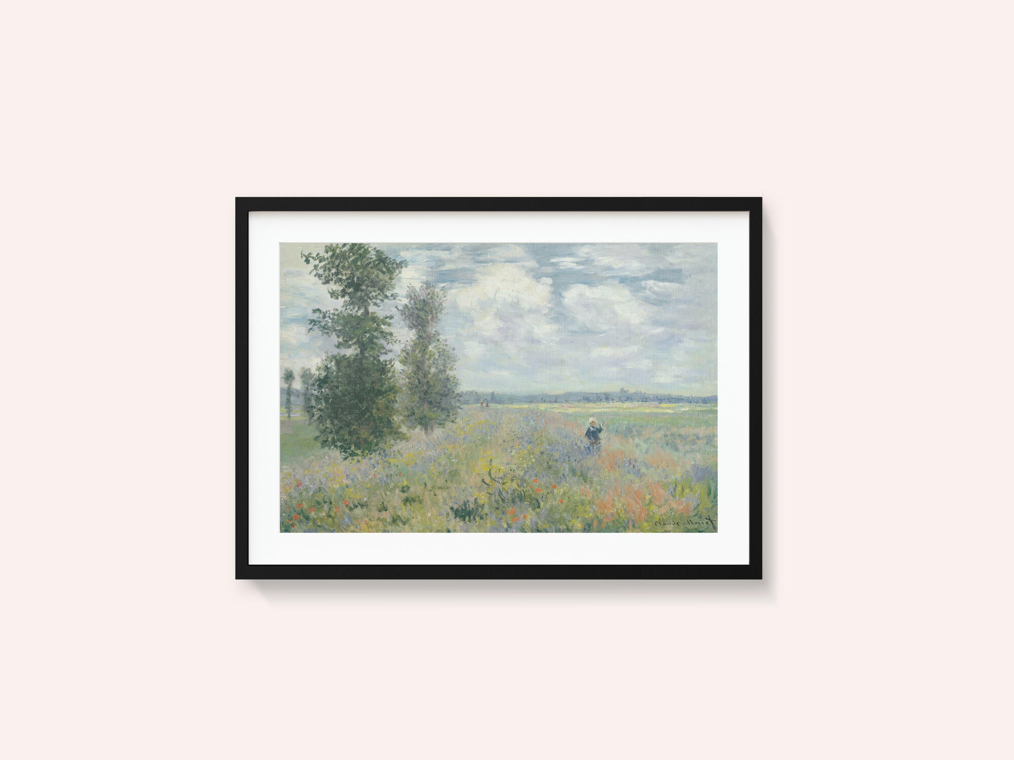 Poppy Fields Near Argenteuil (1875) By Claude Monet