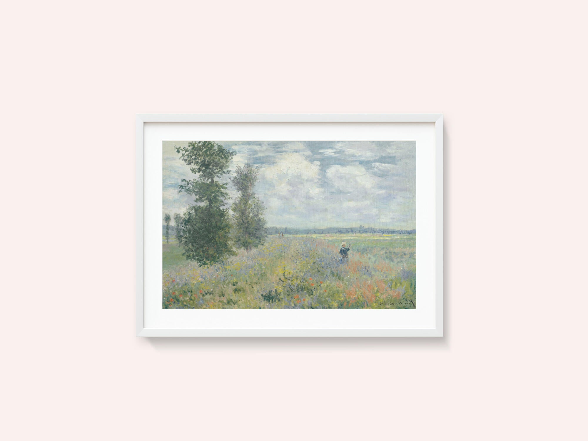 Poppy Fields Near Argenteuil (1875) By Claude Monet