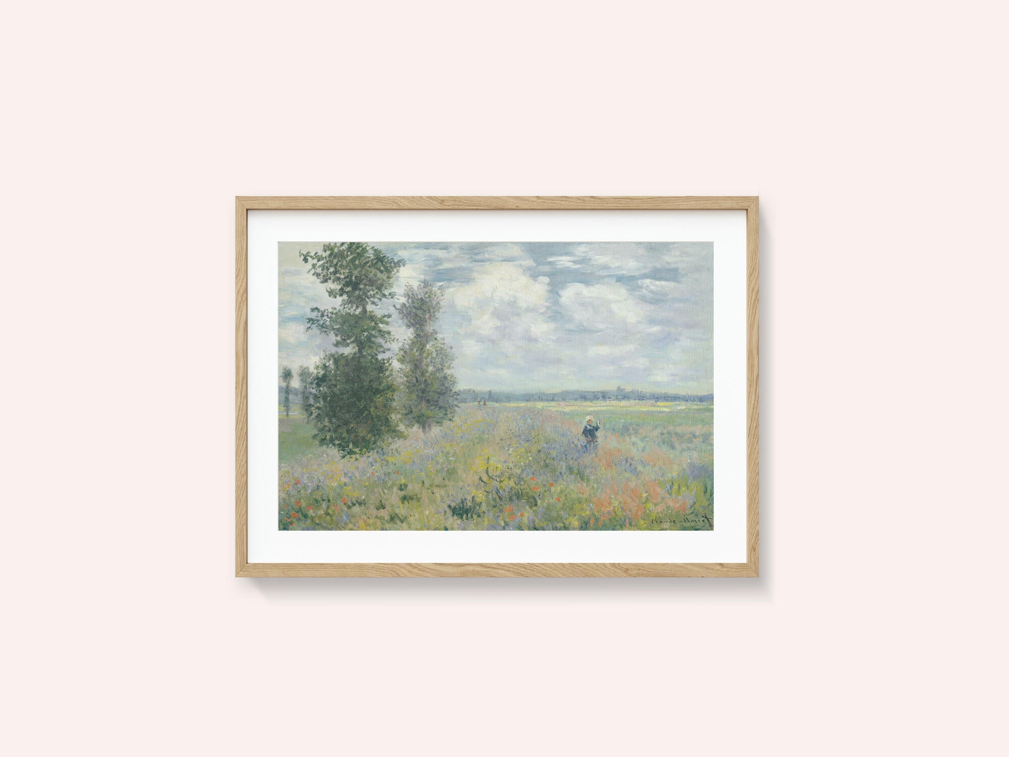 Poppy Fields Near Argenteuil (1875) By Claude Monet