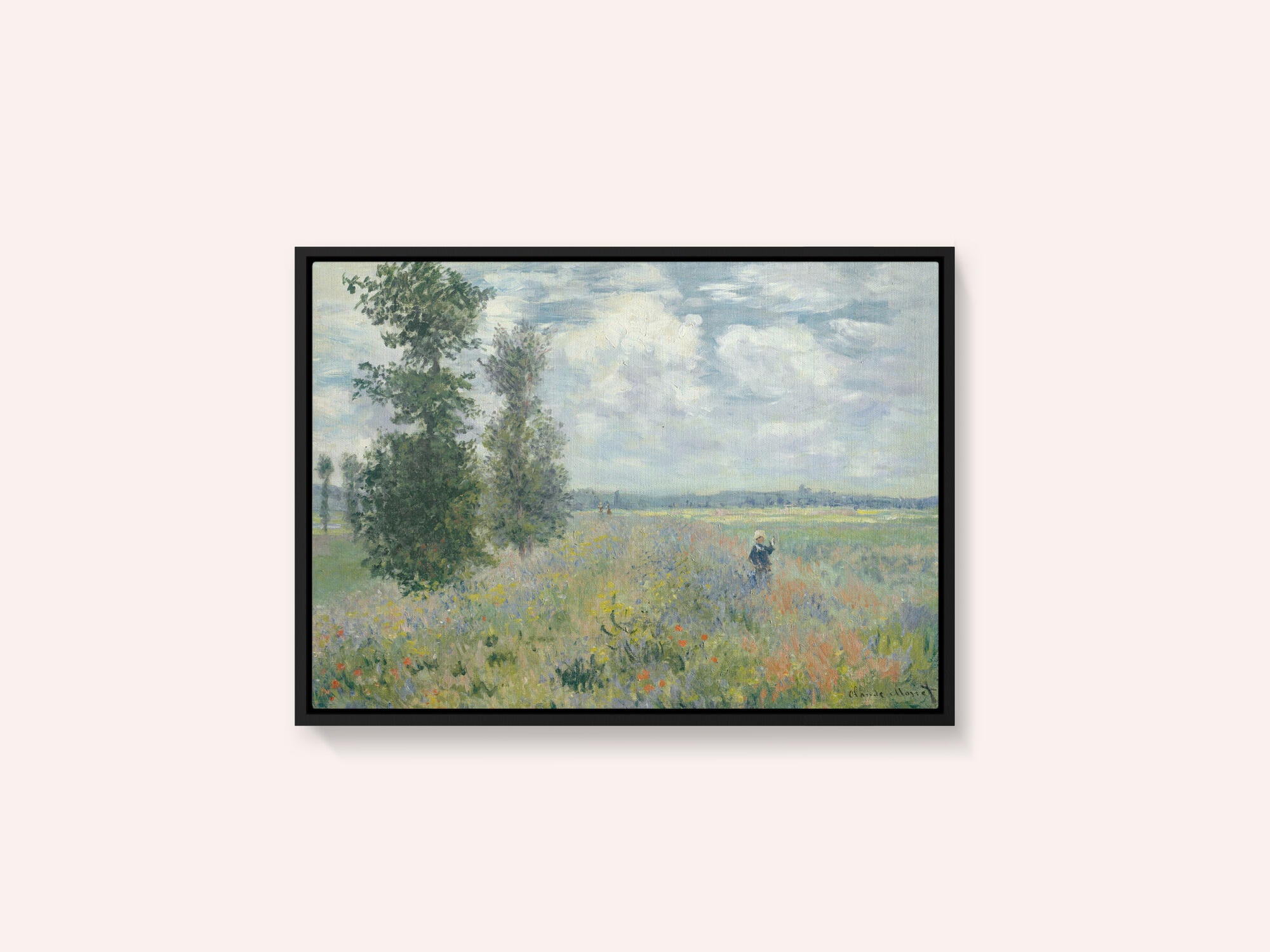 Poppy Fields Near Argenteuil (1875) By Claude Monet