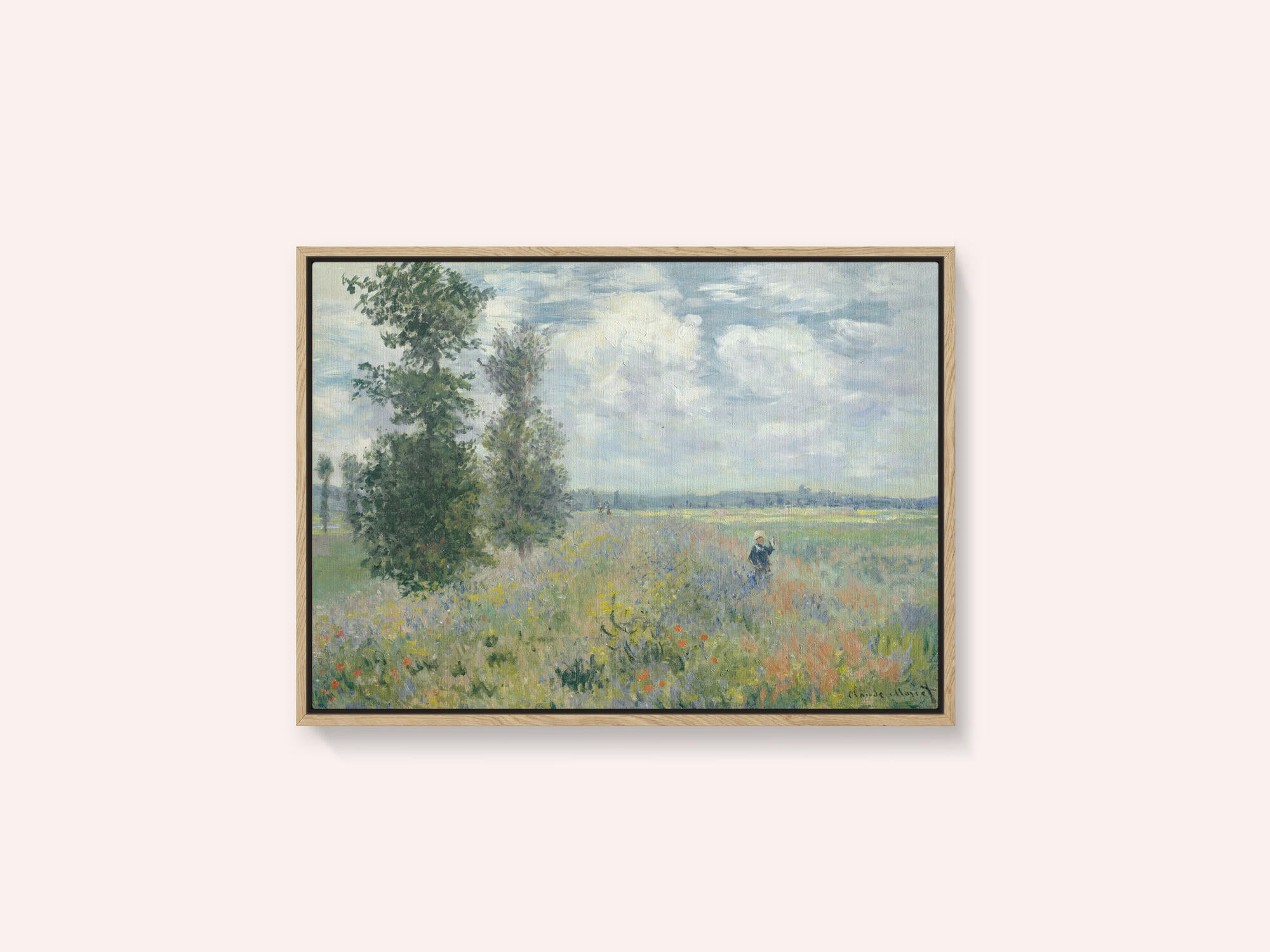 Poppy Fields Near Argenteuil (1875) By Claude Monet