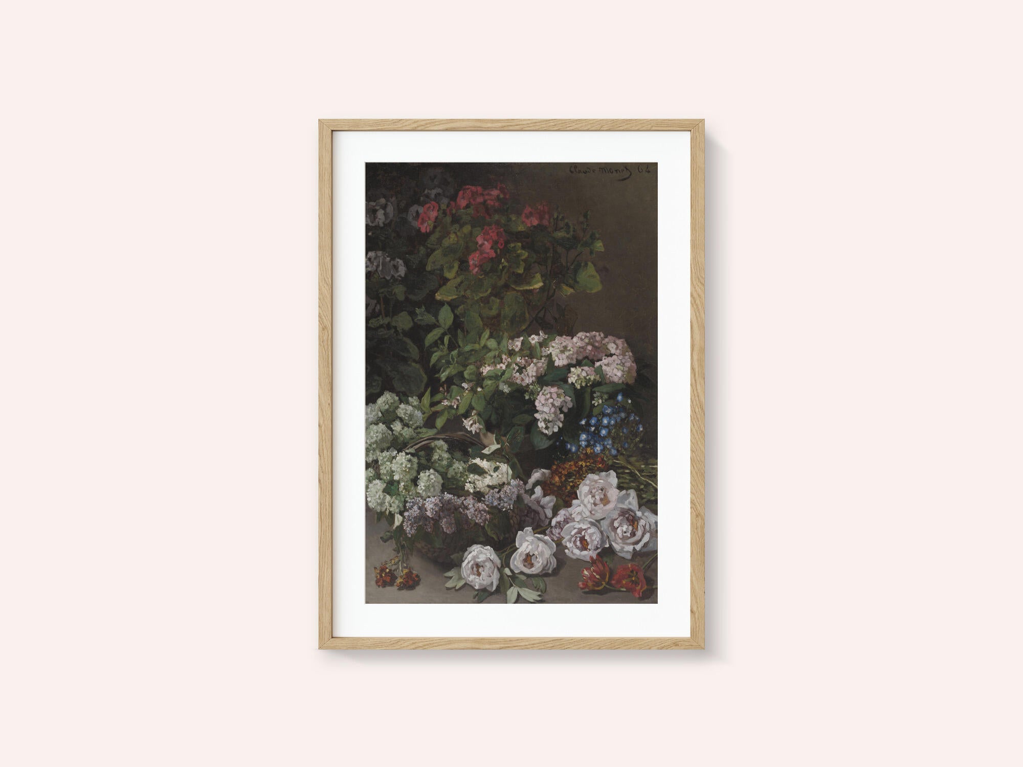 Spring Flowers (1864) By Claude Monet