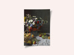 Still Life With Flowers and Fruit (1869) By Claude Monet