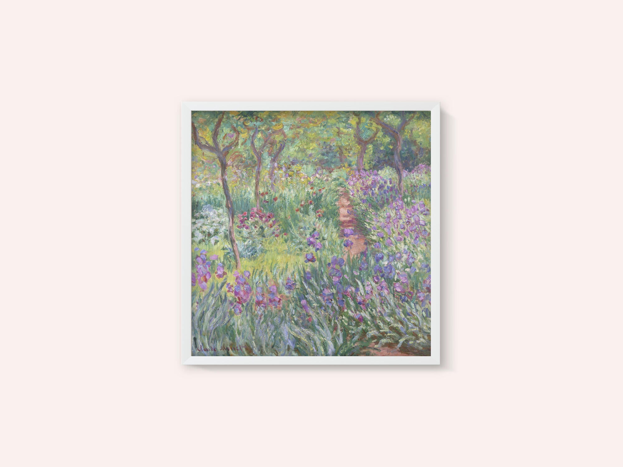 The Artist’s Garden In Giverny (1900) By Claude Monet