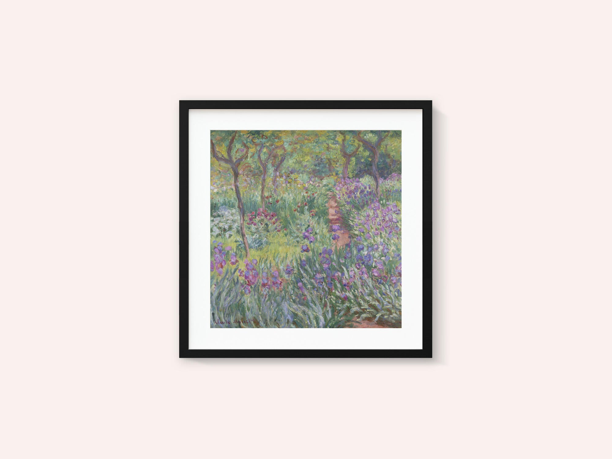 The Artist’s Garden In Giverny (1900) By Claude Monet