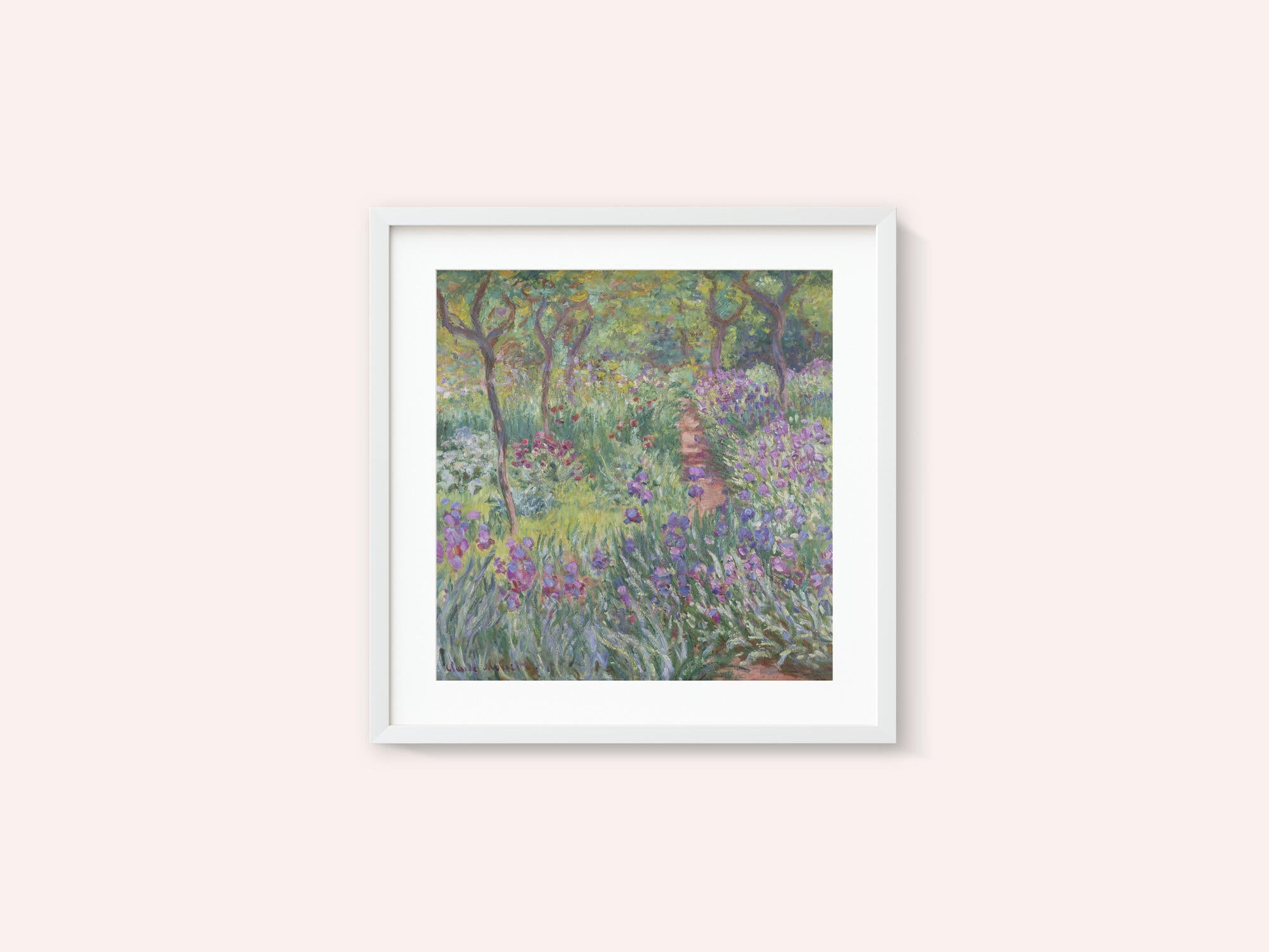 The Artist’s Garden In Giverny (1900) By Claude Monet