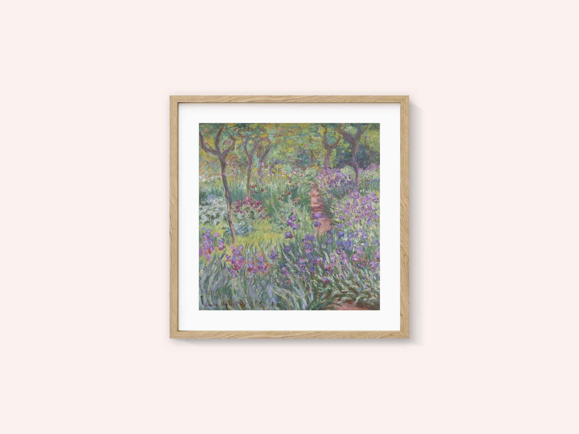 The Artist’s Garden In Giverny (1900) By Claude Monet