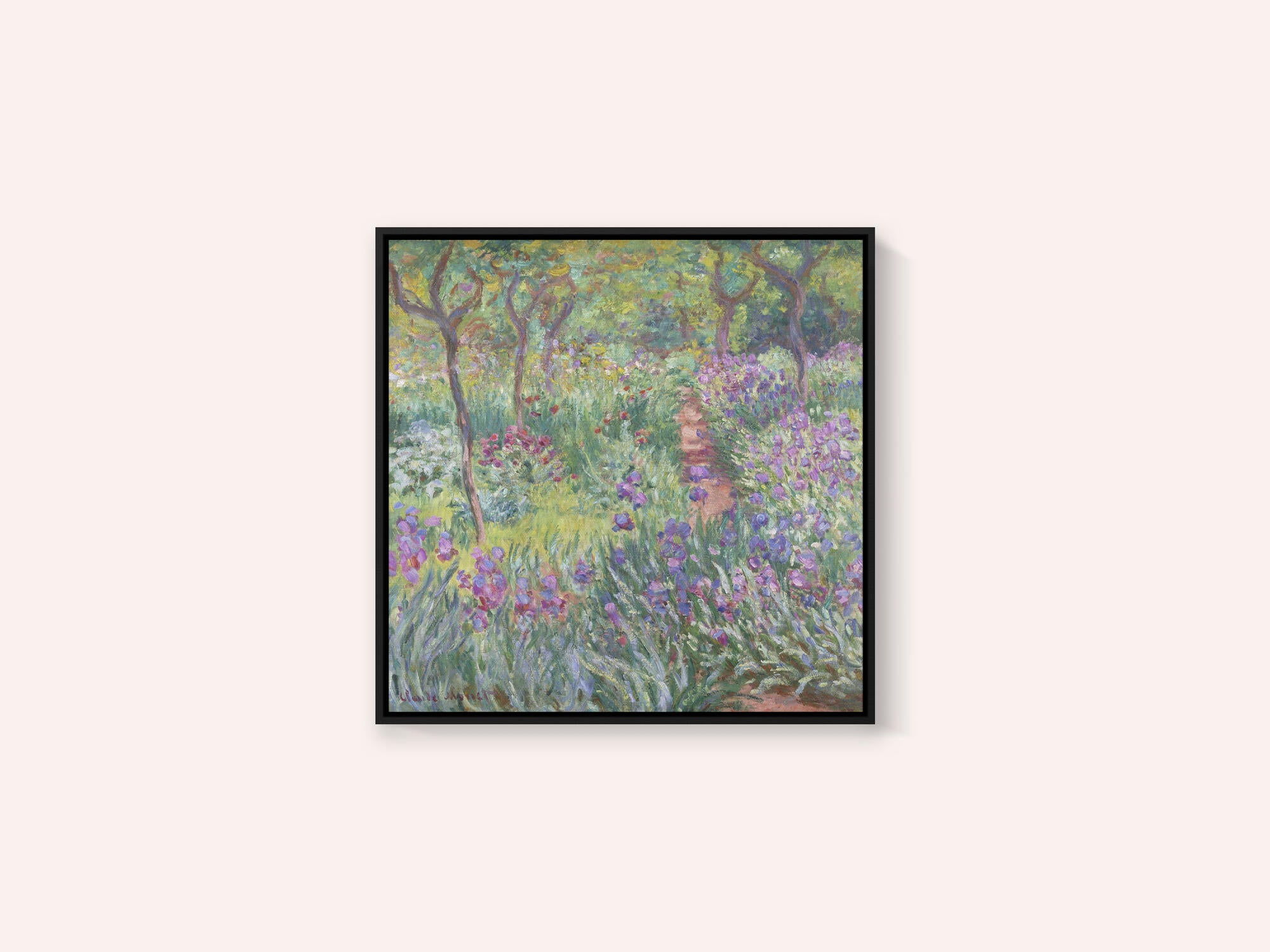 The Artist’s Garden In Giverny (1900) By Claude Monet