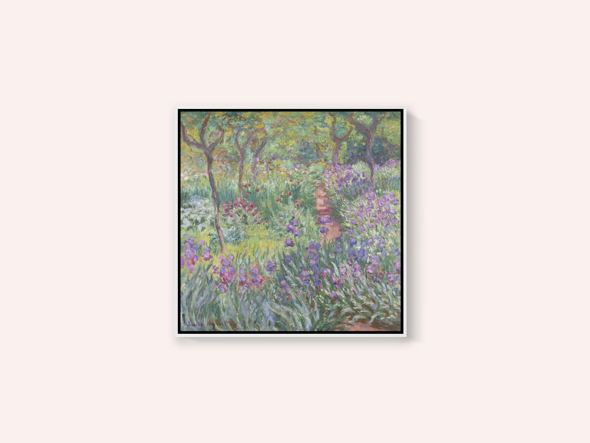 The Artist’s Garden In Giverny (1900) By Claude Monet