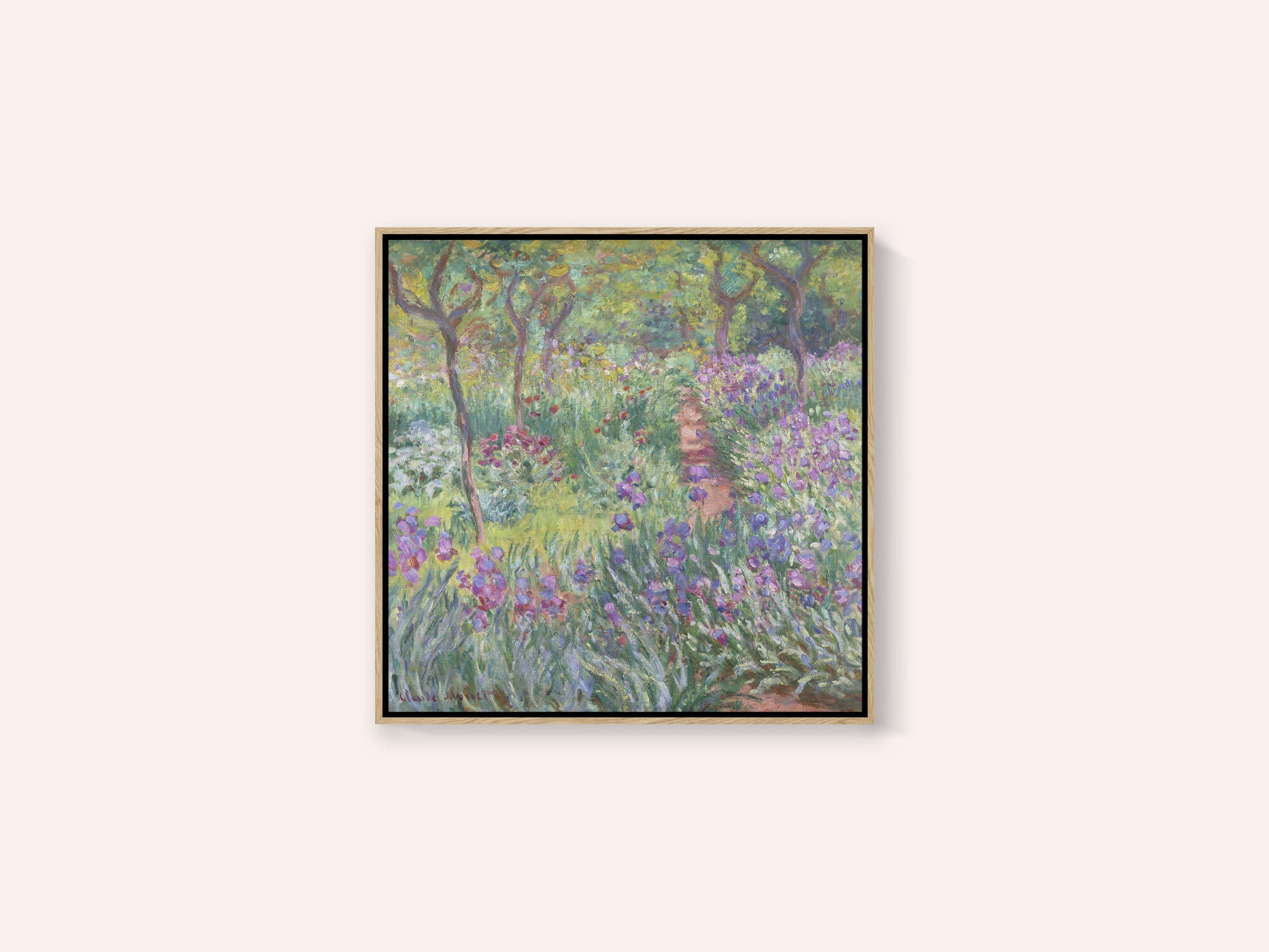 The Artist’s Garden In Giverny (1900) By Claude Monet