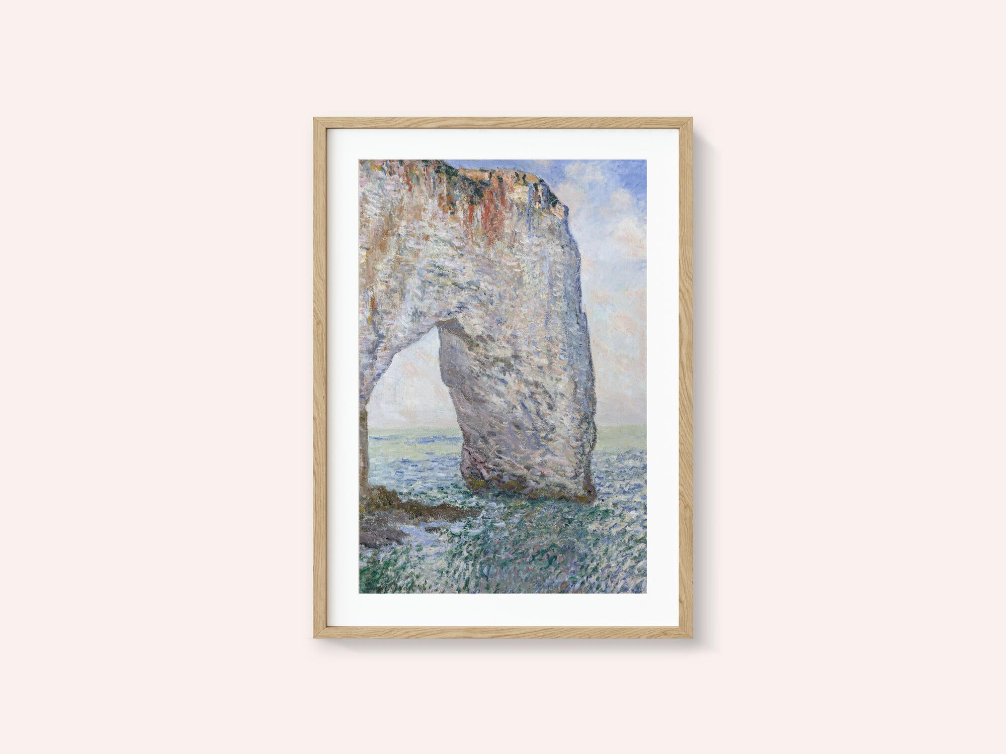 The Manneporte Near Étretat (1886)