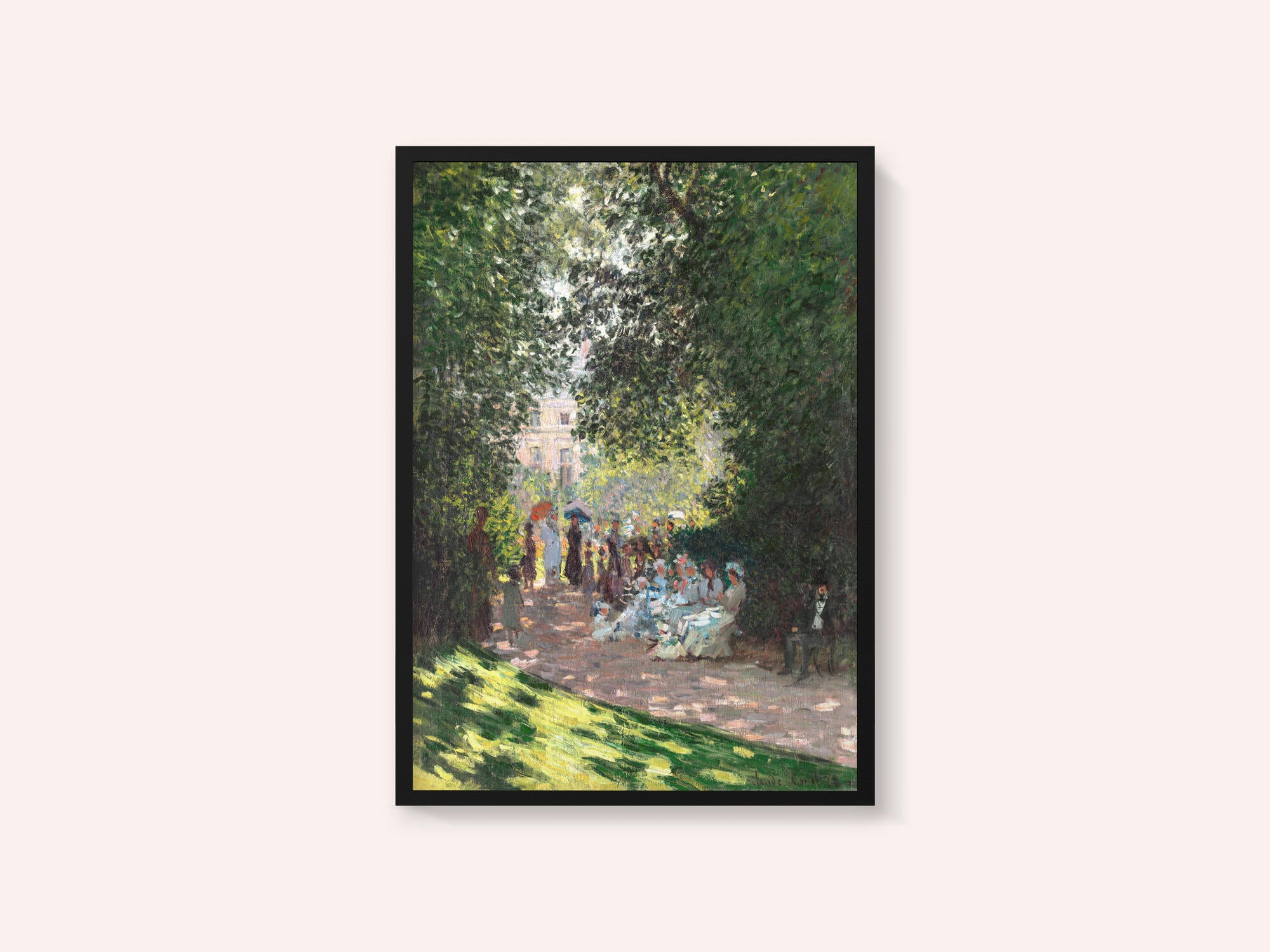 The Parc Monceau (1878) By Claude Monet