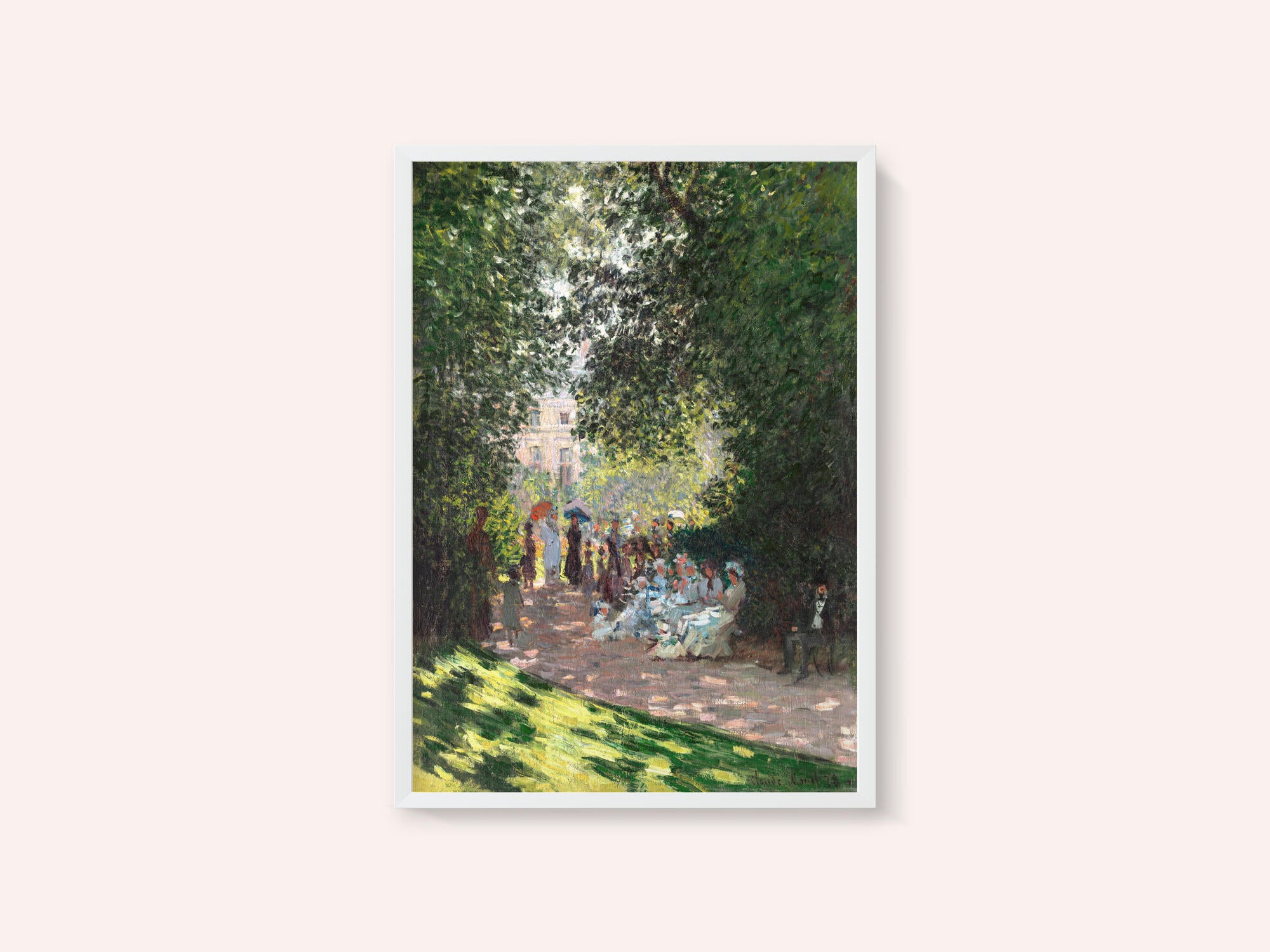 The Parc Monceau (1878) By Claude Monet