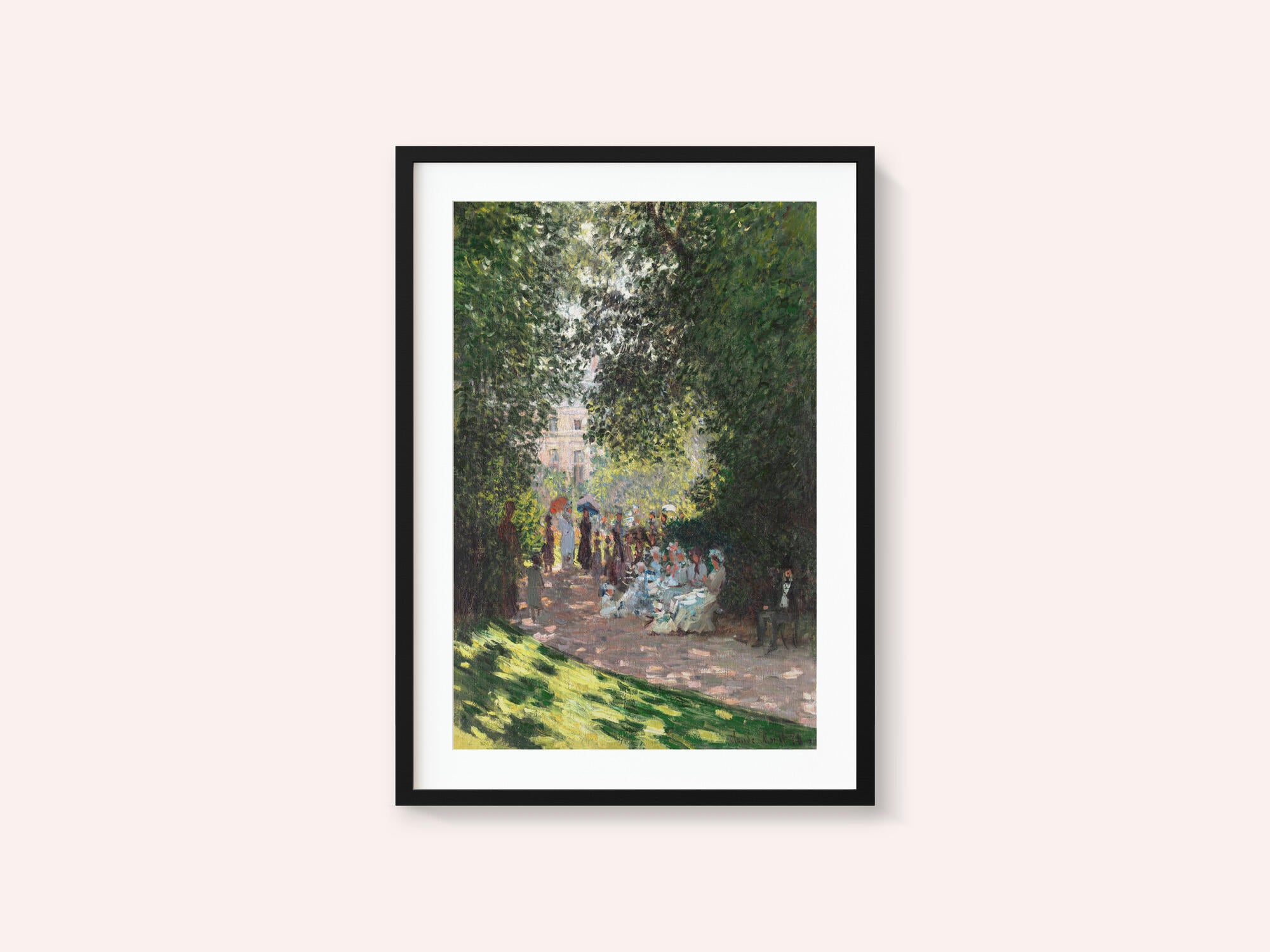 The Parc Monceau (1878) By Claude Monet
