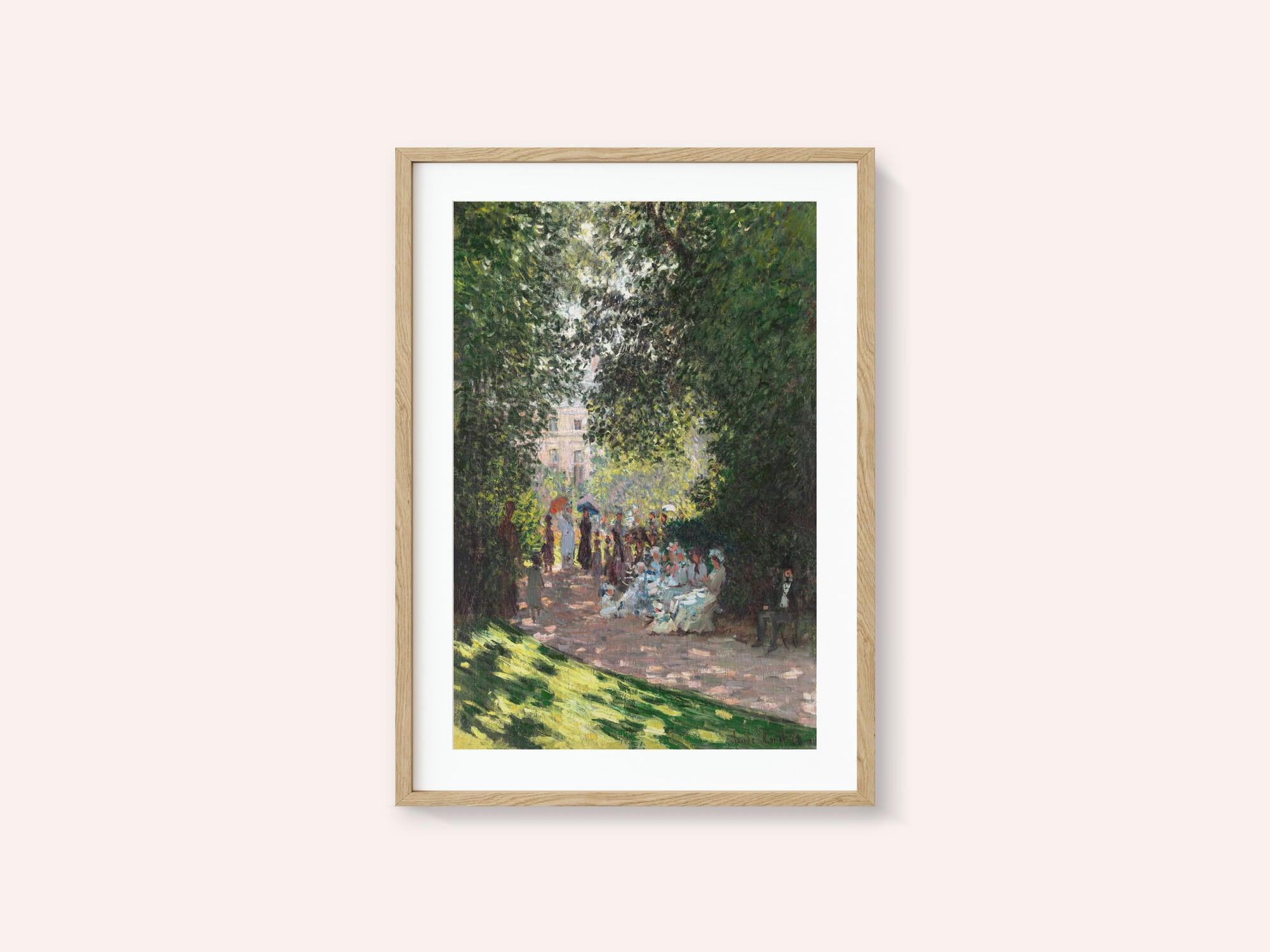 The Parc Monceau (1878) By Claude Monet