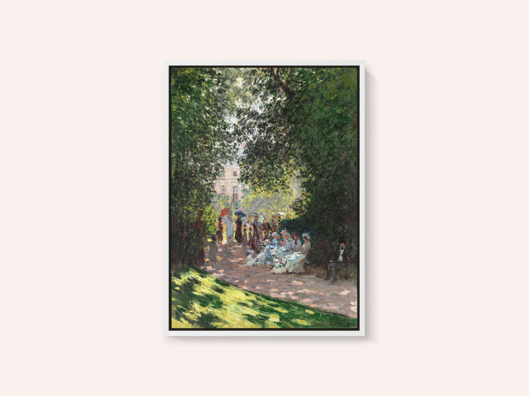 The Parc Monceau (1878) By Claude Monet