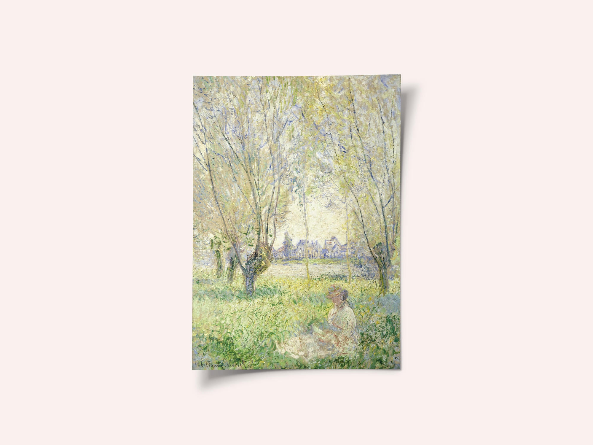 Woman Seated Under the Willows (1880)
