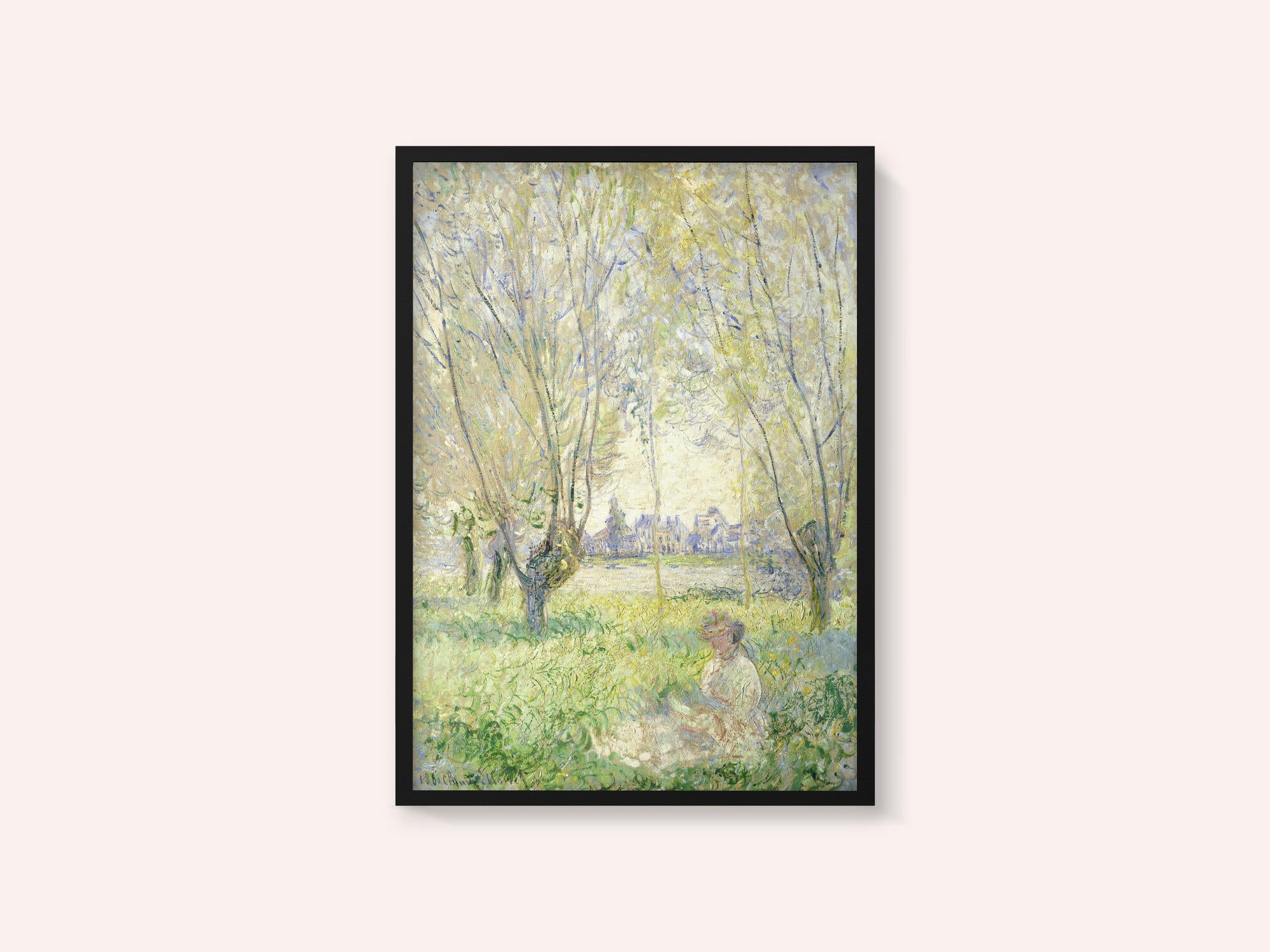 Woman Seated Under the Willows (1880)