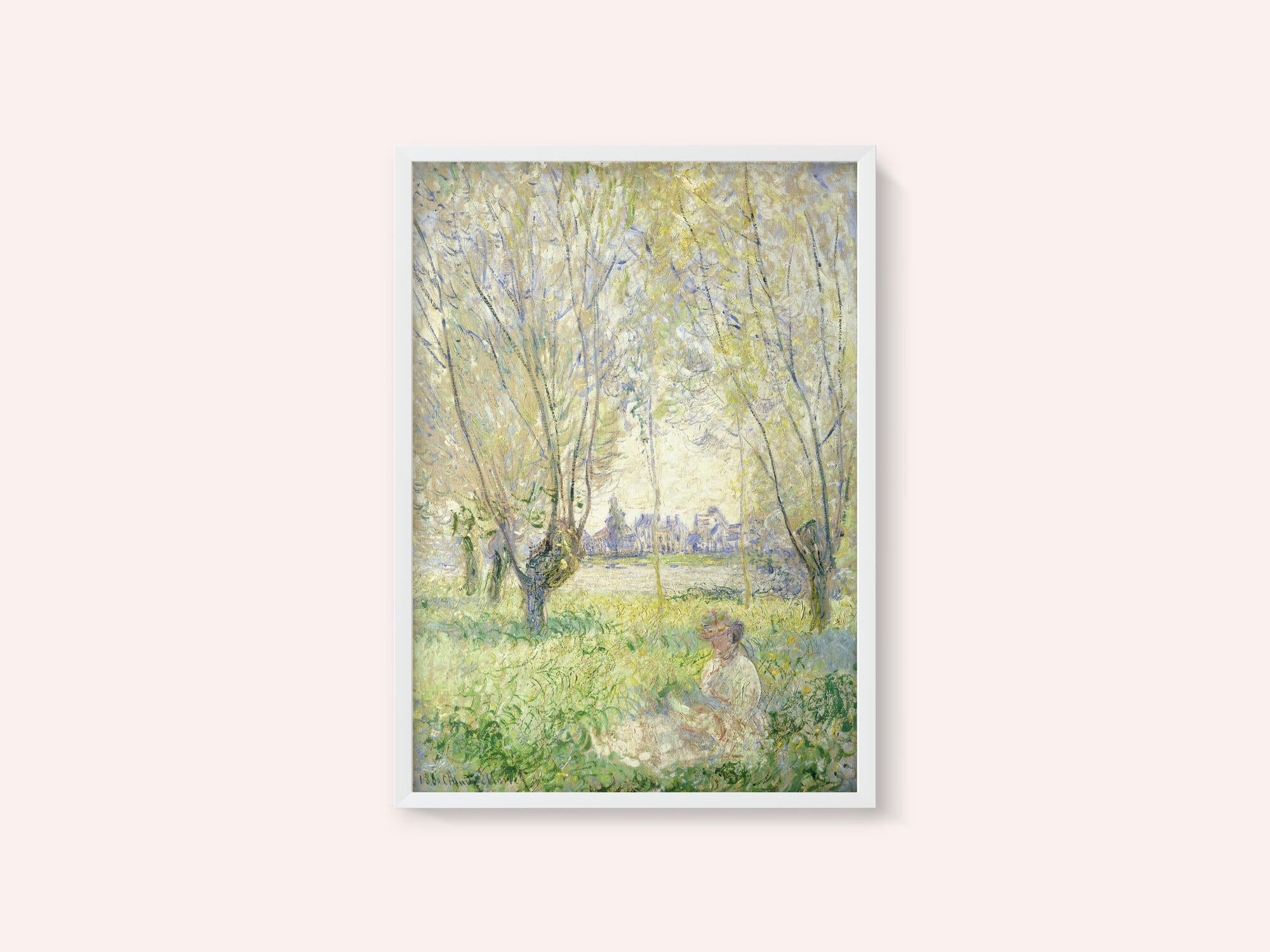 Woman Seated Under the Willows (1880)