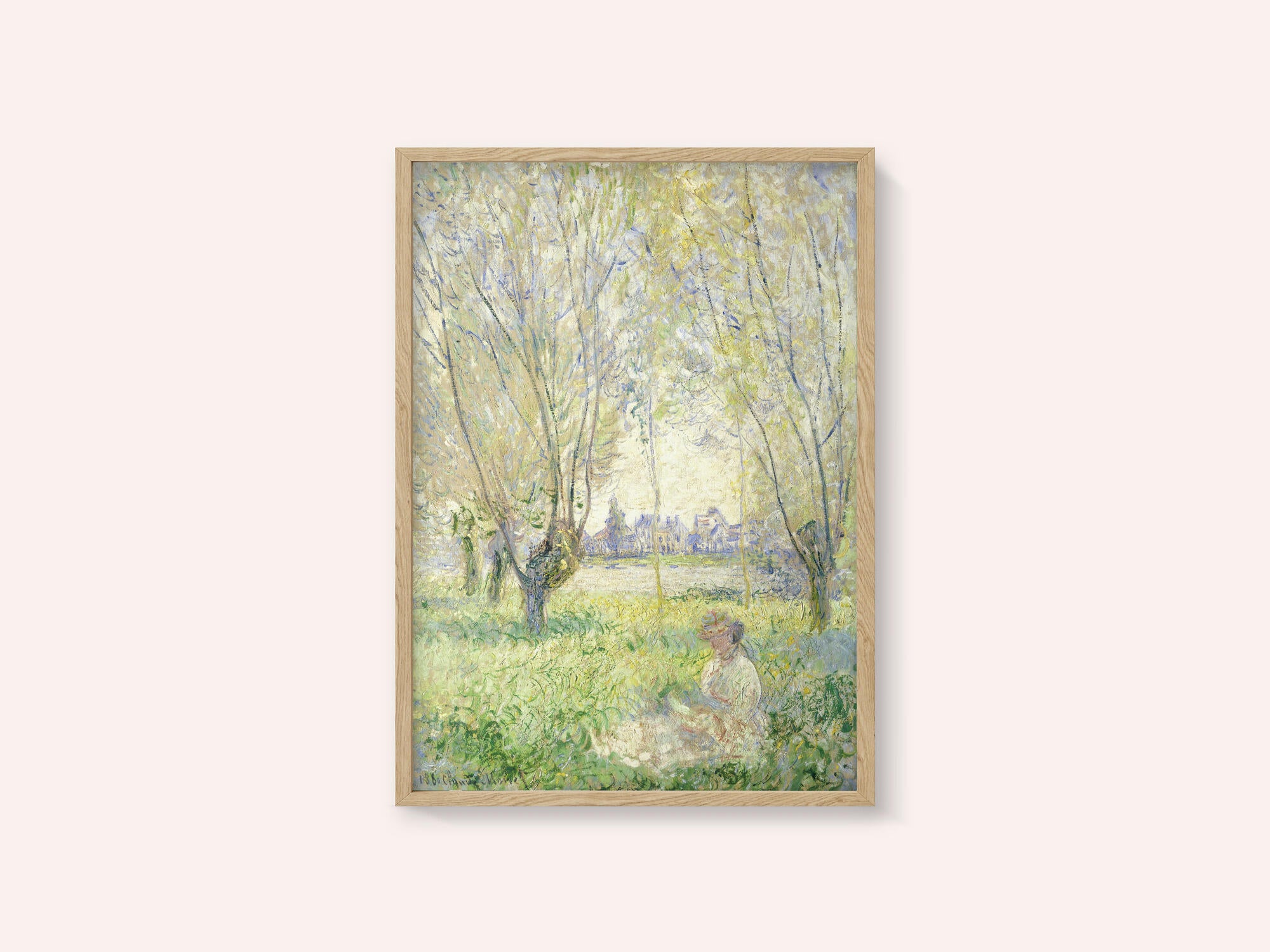 Woman Seated Under the Willows (1880)