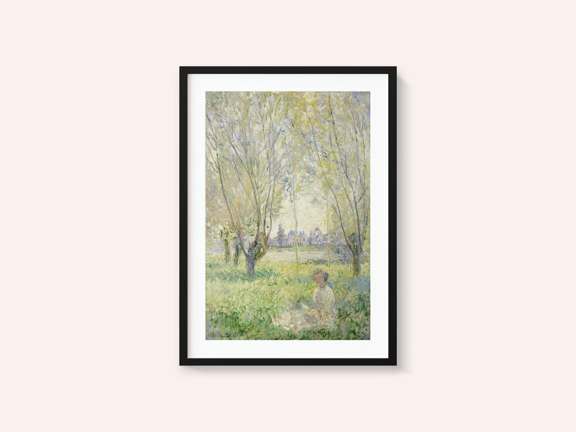 Woman Seated Under the Willows (1880)