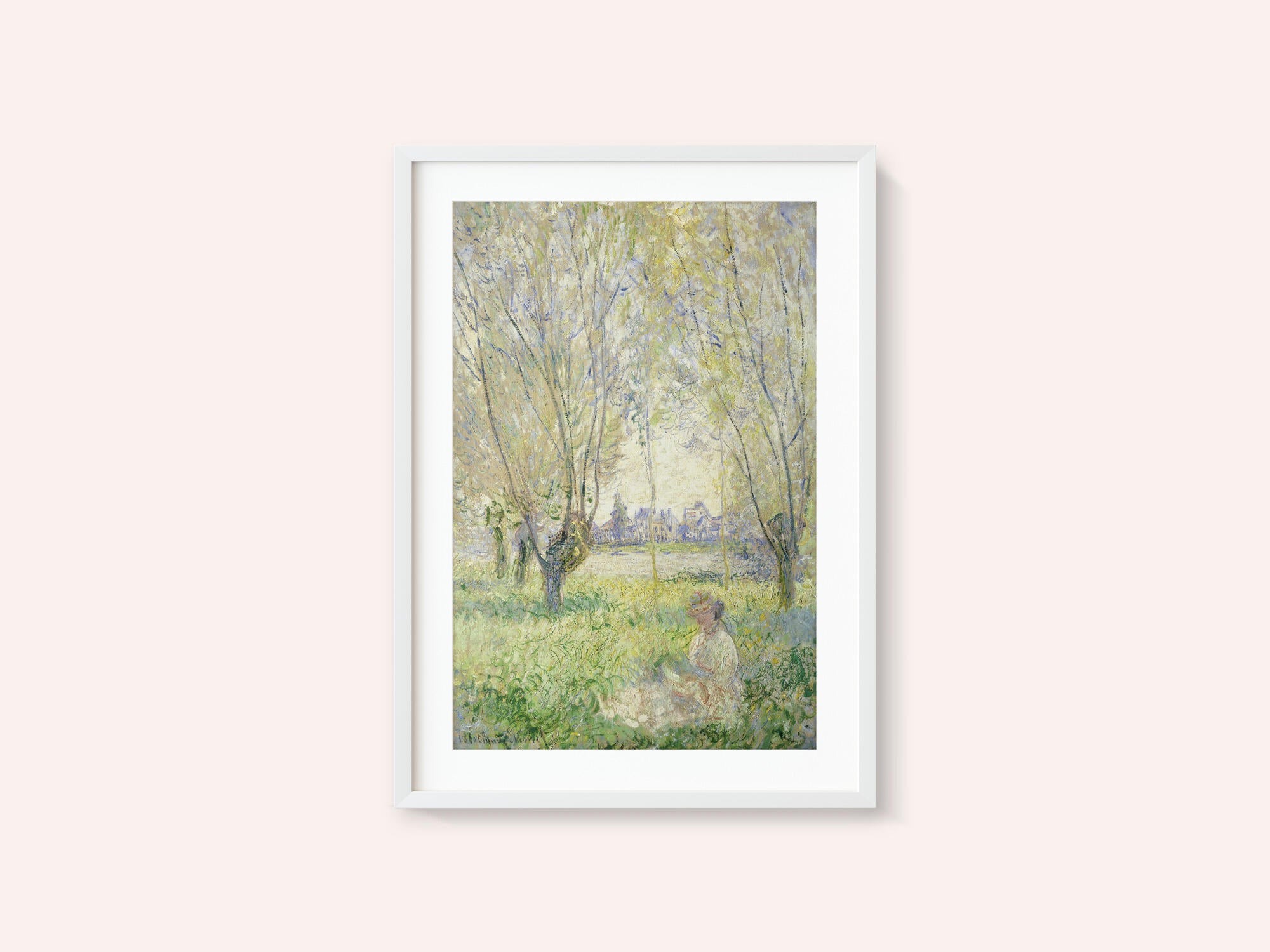 Woman Seated Under the Willows (1880)