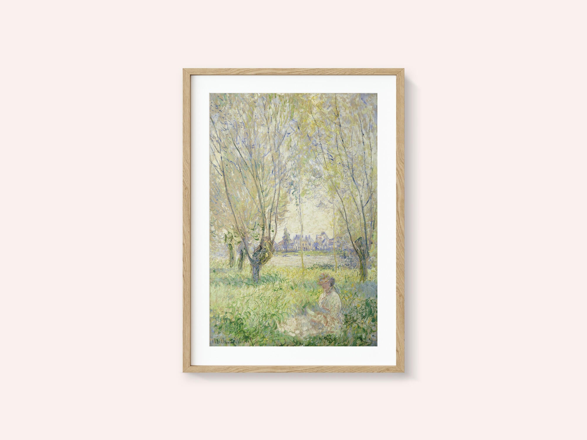 Woman Seated Under the Willows (1880)