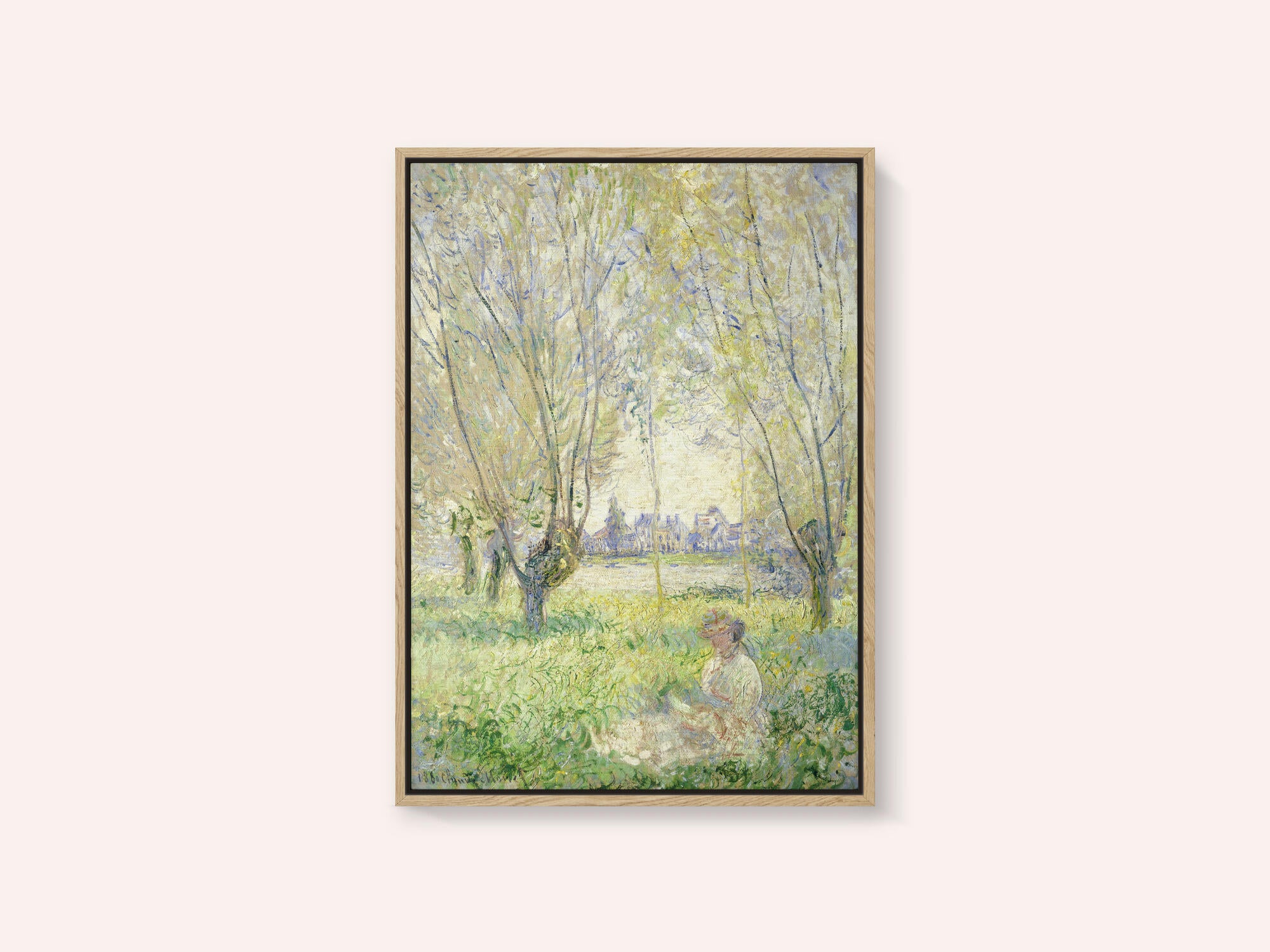 Woman Seated Under the Willows (1880)