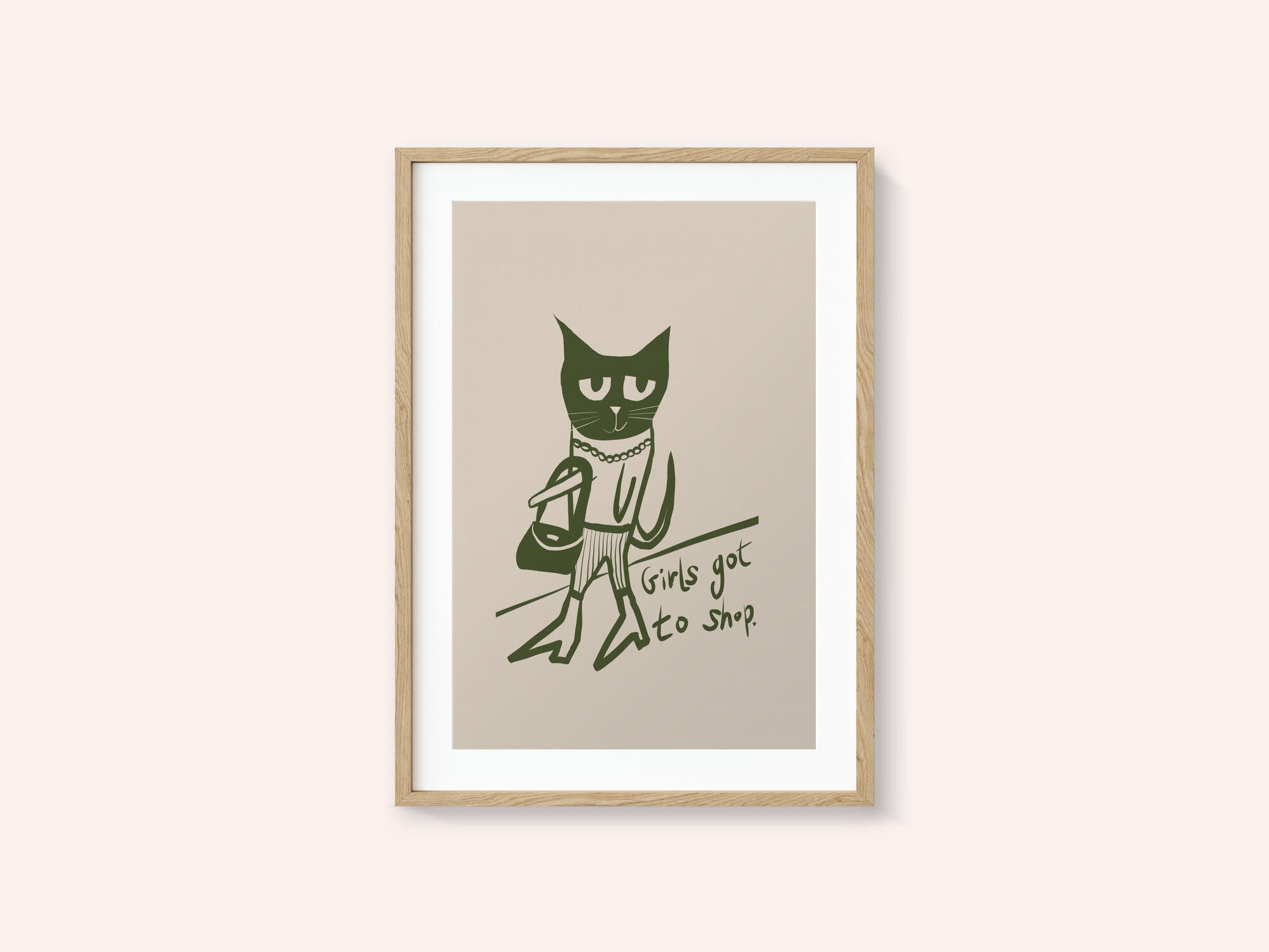 Cat shopping humour