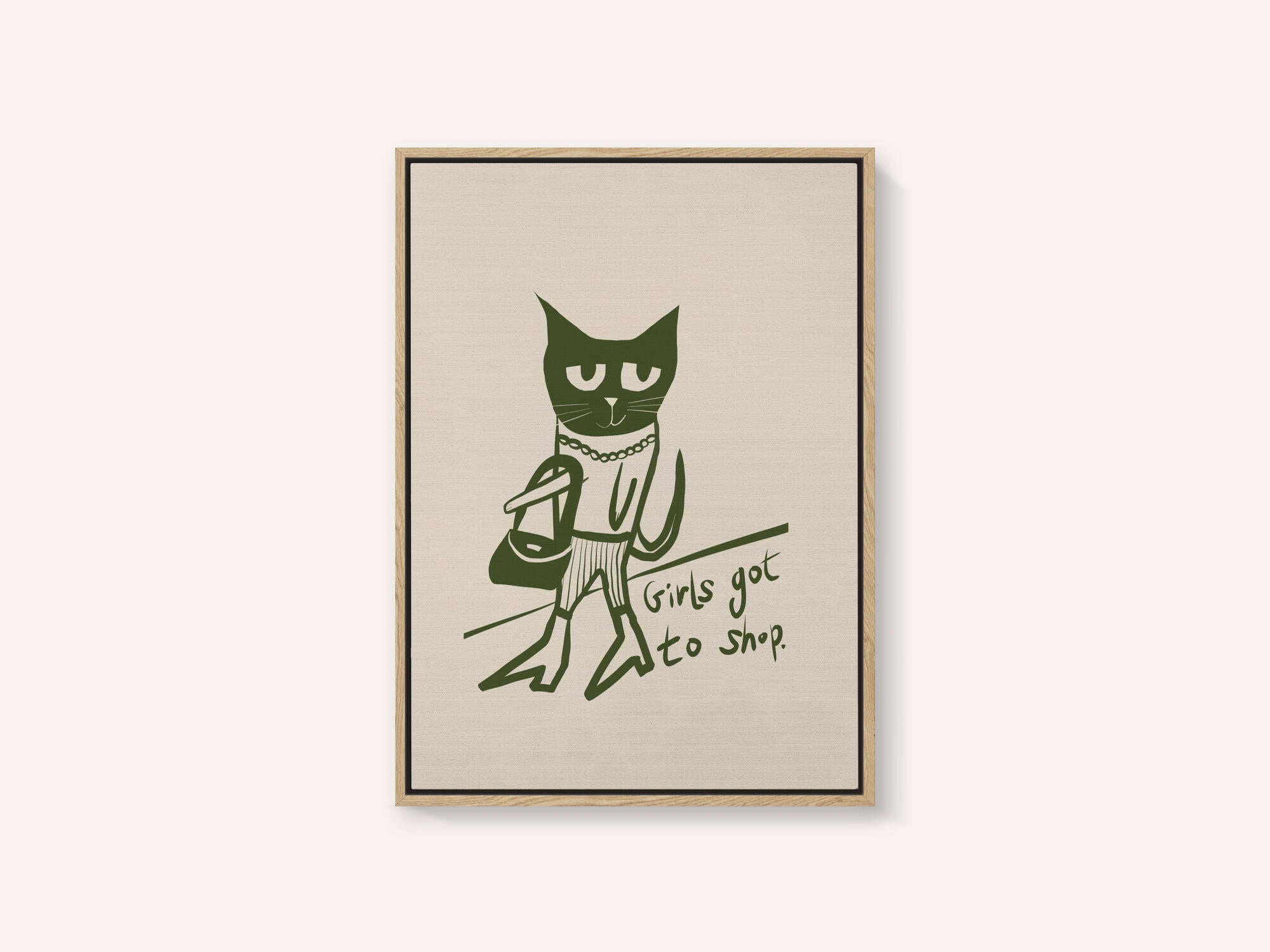 Cat shopping humour
