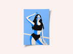 Blue Sport Girl